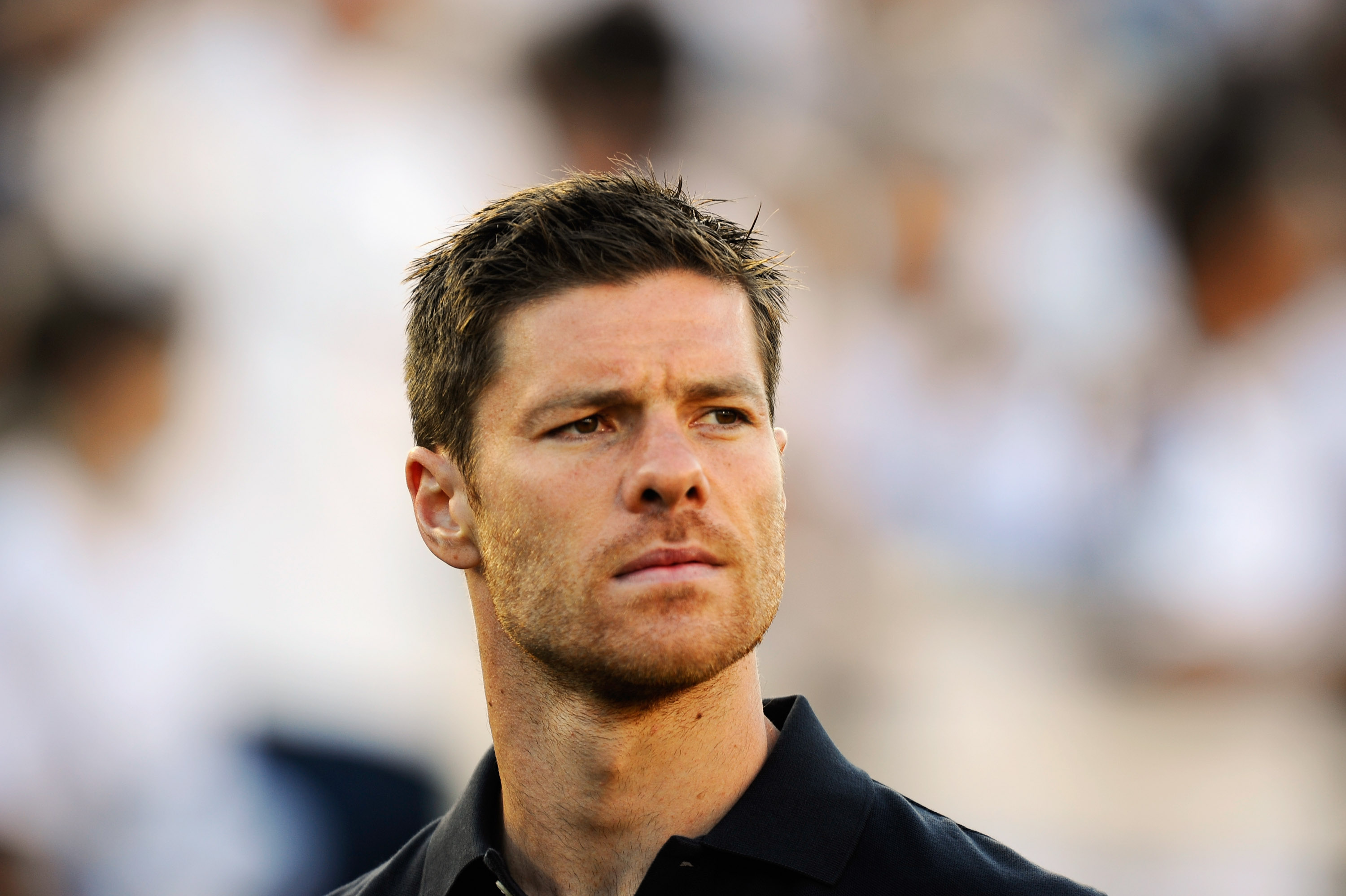 PASADENA, CA - AUGUST 07:  Xabi Alonso of Real Madrid during the pre-season friendly soccer match against Los Angeles Galaxy on August 7, 2010 at the Rose Bowl in Pasadena, California. Real Madrid will travel back to Spain after the soccer match completin