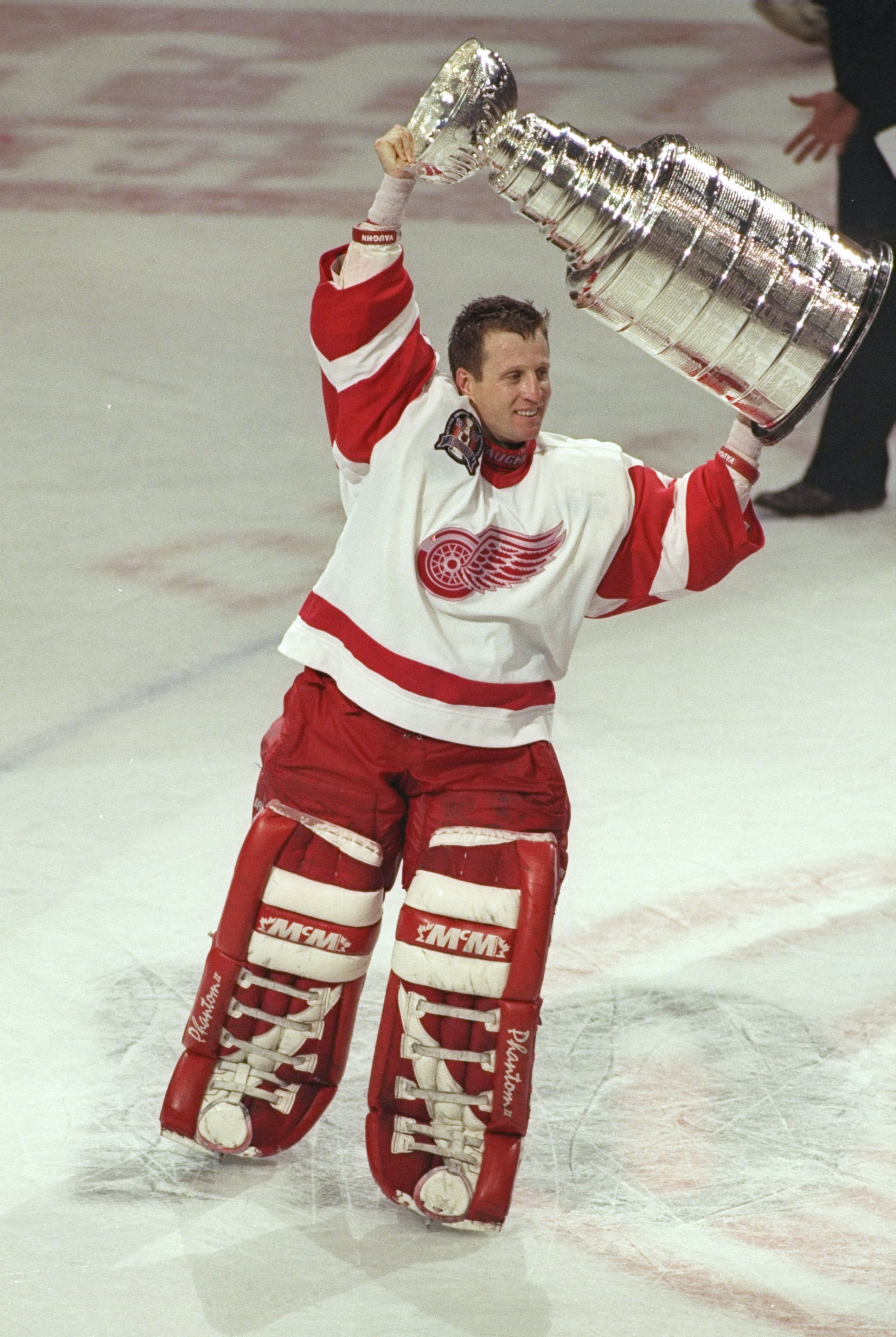Mike Vernon, who backstopped the Red Wings to the 1997 Stanley Cup