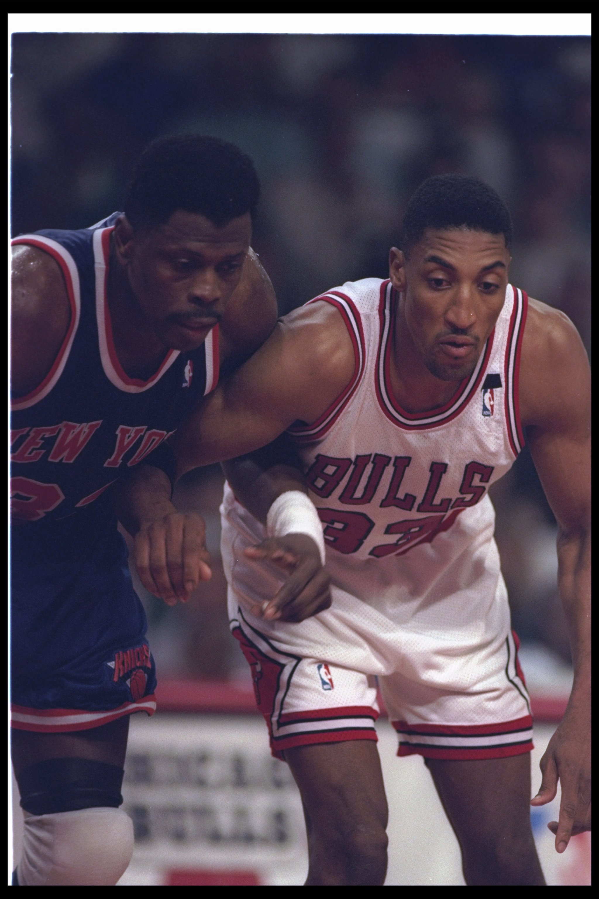 Former Chicago Bulls player Scottie Pippen competes in the Haier