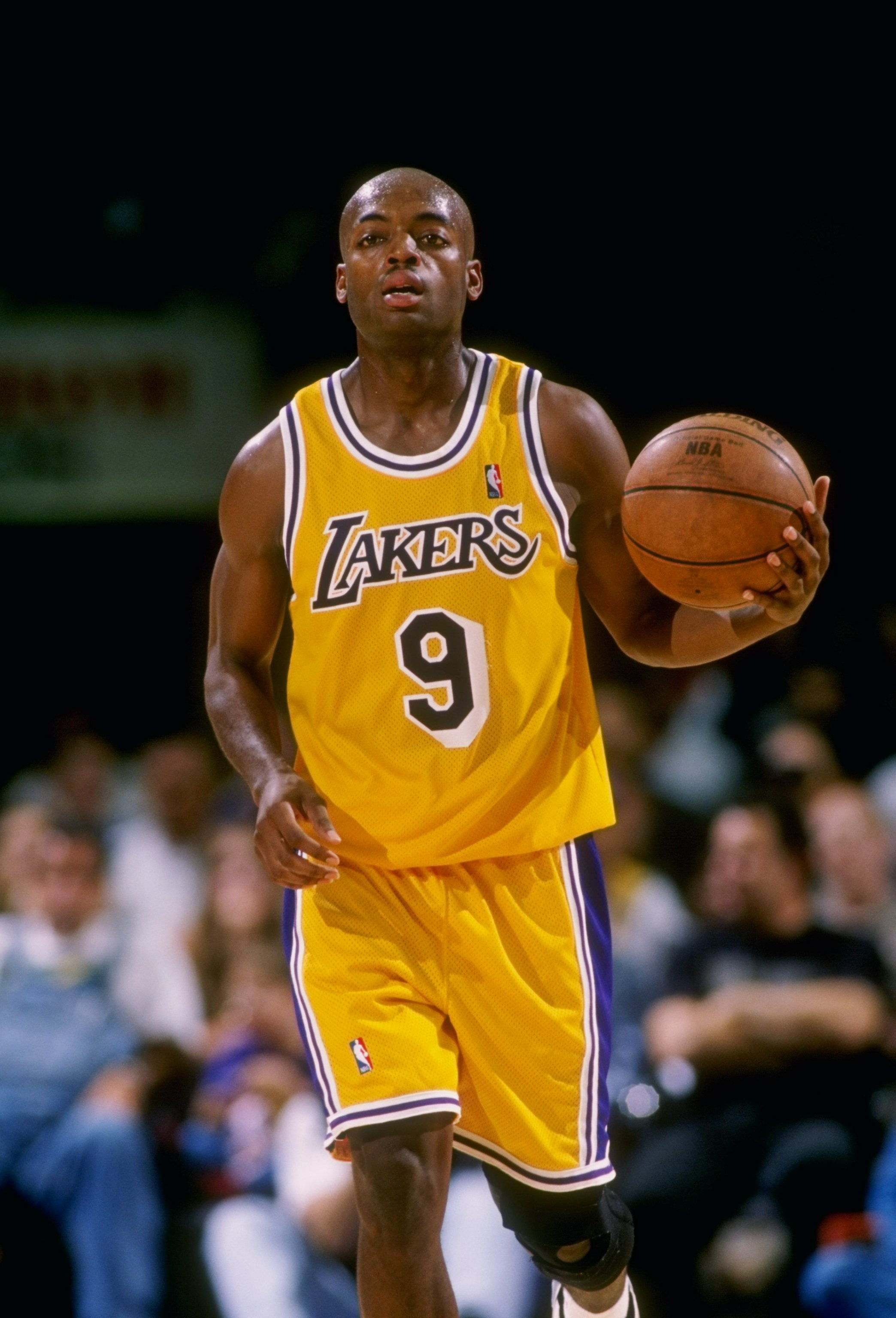 Vintage 90s Los Angeles Lakers Nick Van Exel Champion NBA 