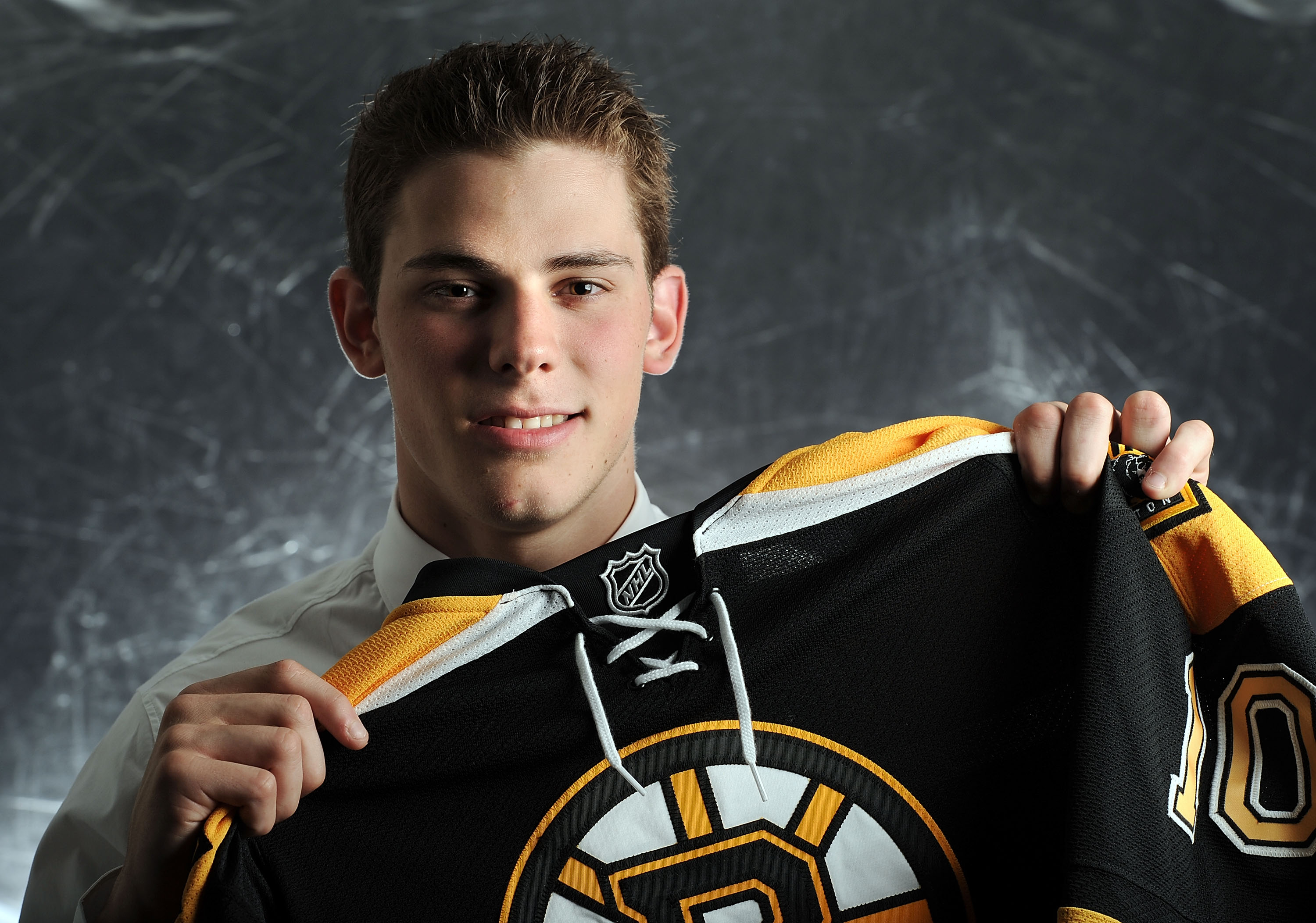LOS ANGELES, CA - JUNE 25:  Tyler Seguin, drafted second overall by the Boston Bruins, poses for a portrait after he was drafted during the 2010 NHL Entry Draft at Staples Center on June 25, 2010 in Los Angeles, California.  (Photo by Harry How/Getty Imag