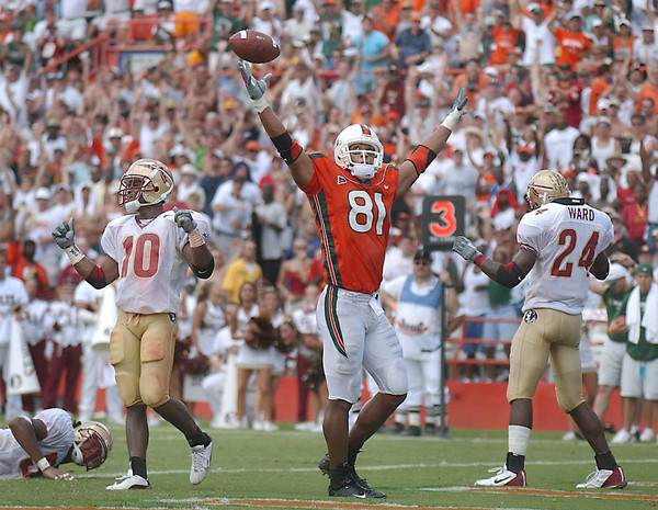 Miami Hurricanes - Pro Bowlers Vince Wilfork, Ray Lewis & Brandon