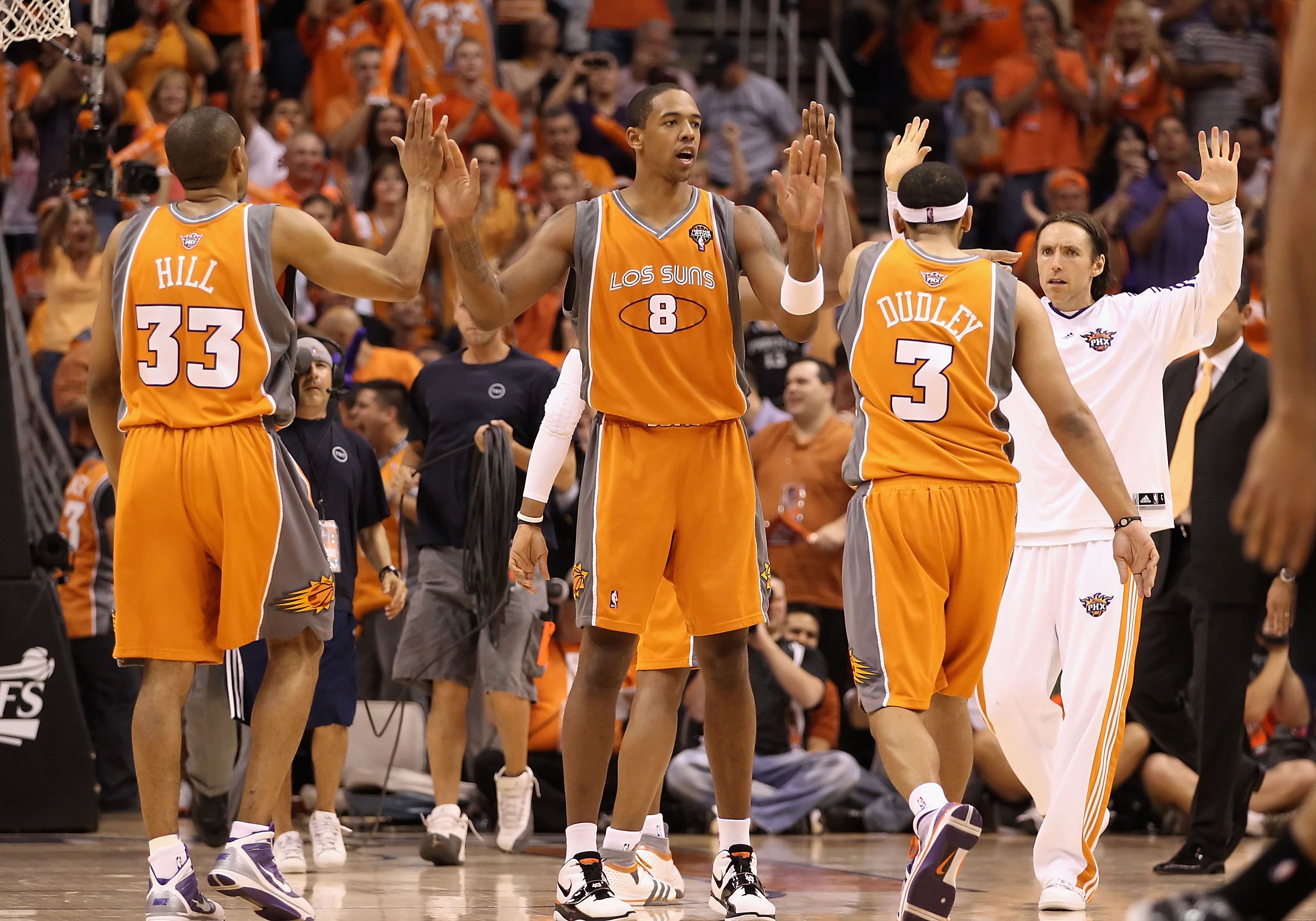 2008-09 Steve Nash Game Worn Phoenix Suns Jersey. Basketball