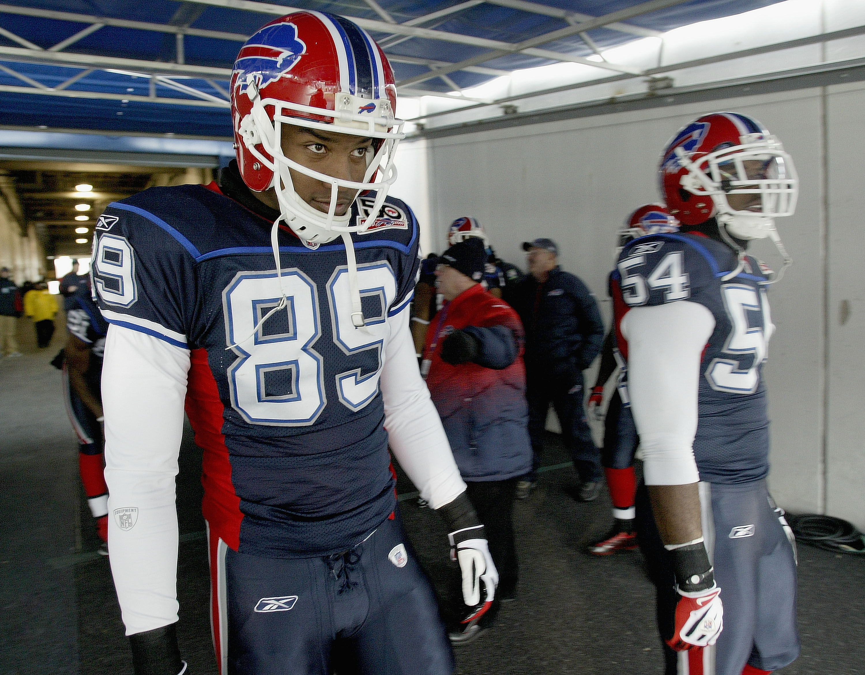 Wide receiver Undre Williams of the Buffalo Bills looks on during a News  Photo - Getty Images