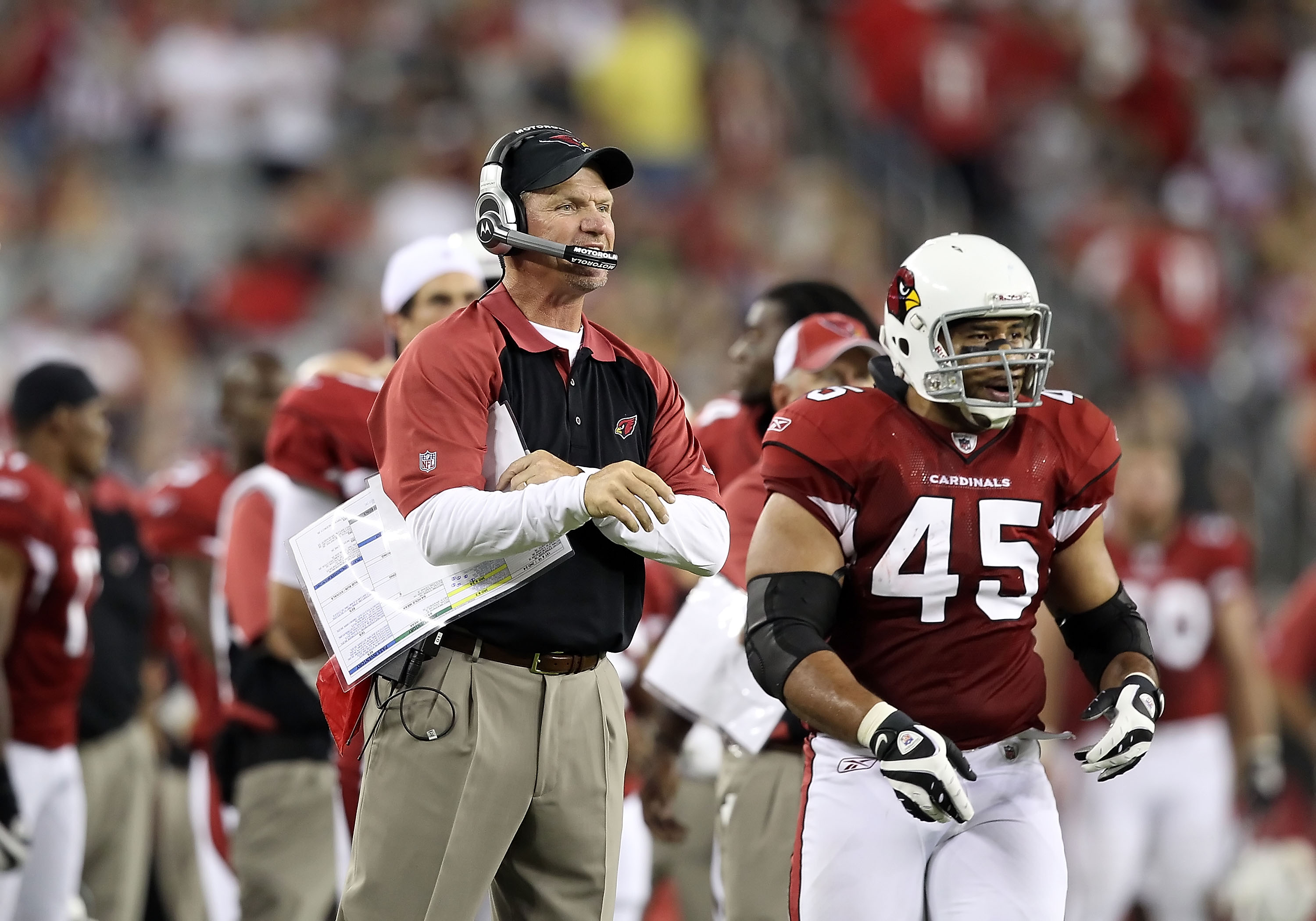 Cardinals John Skelton says Matt Leinart and Derek Anderson didn't