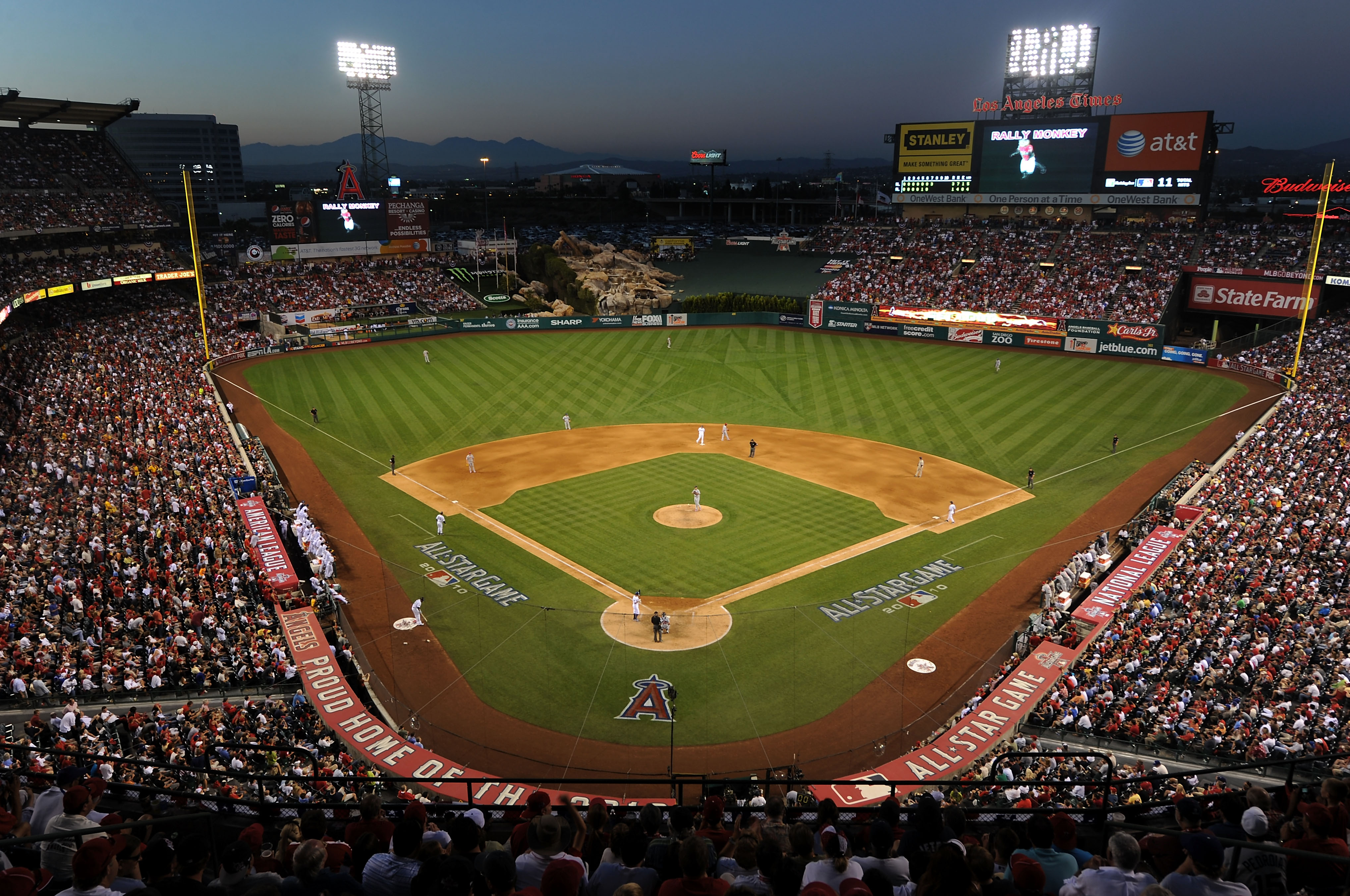 ANAHEIM, CA - JULY 13:  General view of atmosphere during the 81st MLB All-Star Game at Angel Stadium of Anaheim on July 13, 2010 in Anaheim, California.  (Photo by Michael Buckner/Getty Images)