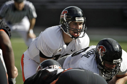 Katz under center at an OSU spring practice