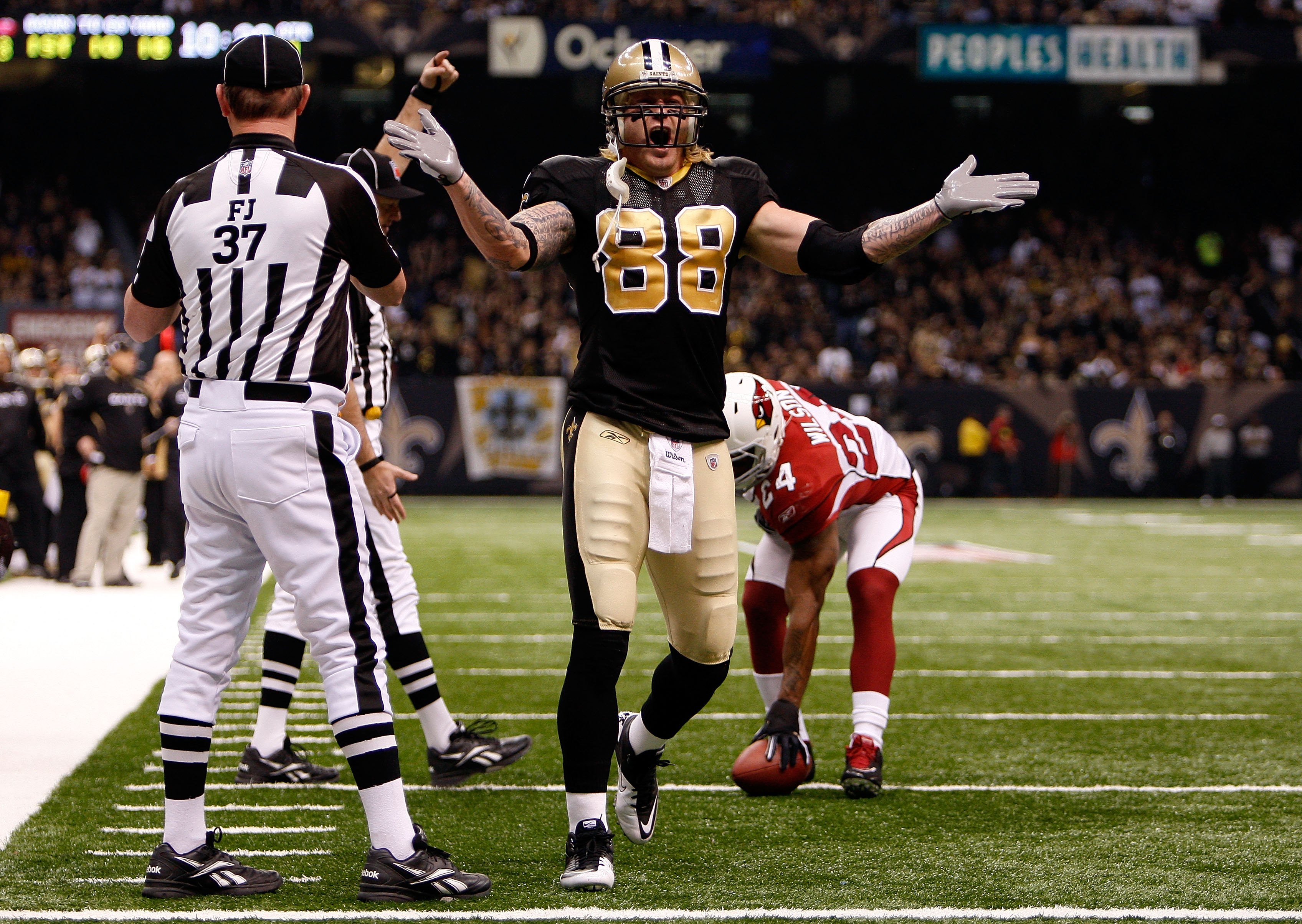 Super Bowl heroes Reggie Bush, Marques Colston headed into Saints