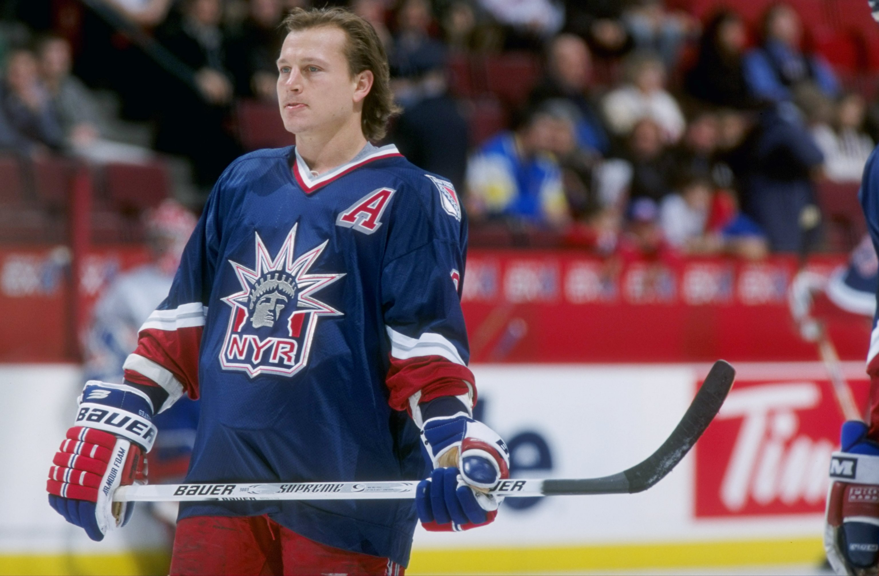 1992-93 Adam Graves Game Worn New York Rangers Jersey