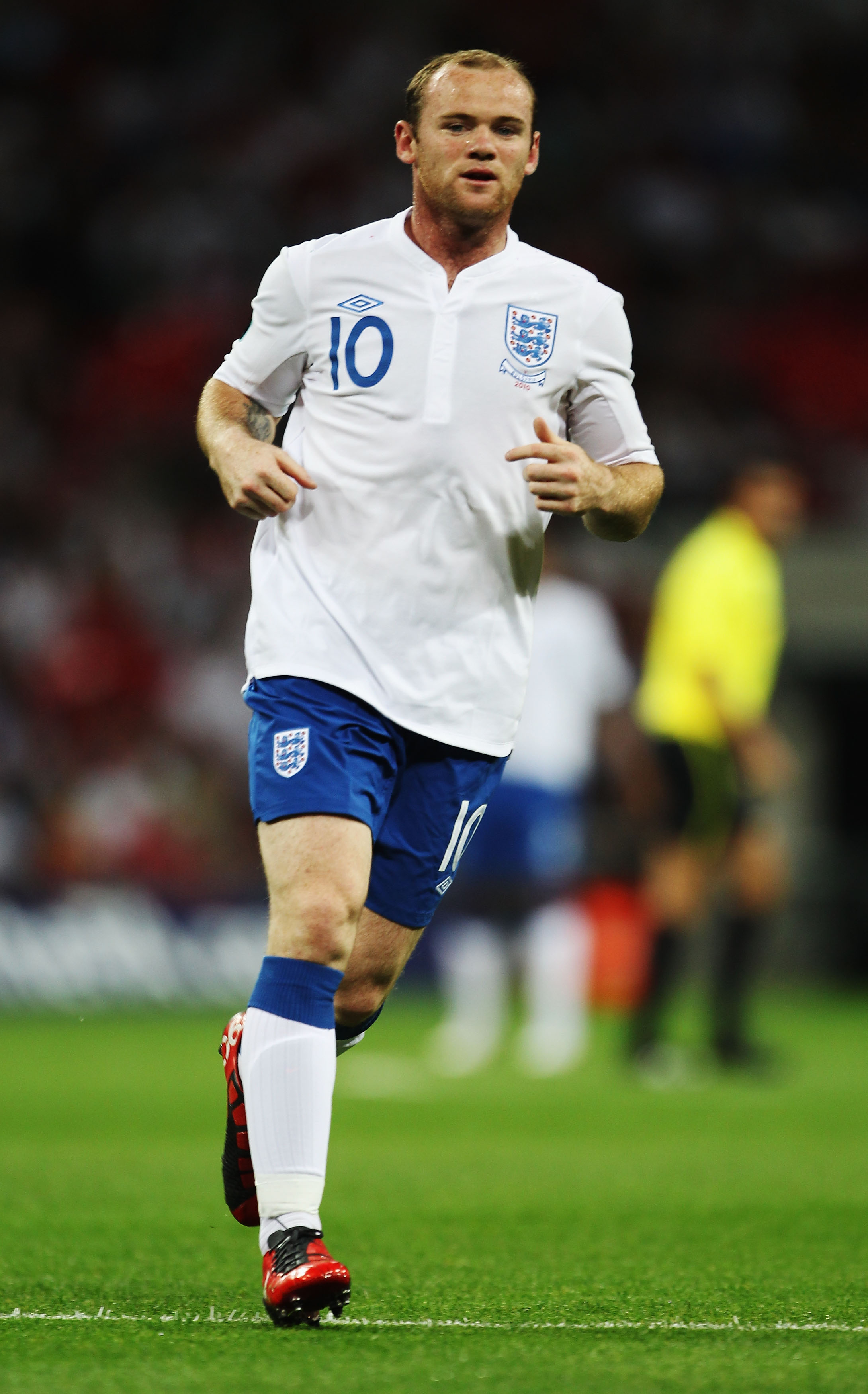 LONDON, ENGLAND - SEPTEMBER 03:  Wayne Rooney of England is seen during the UEFA EURO 2012 Group G Qualifying match between England and Bulgaria at Wembley Stadium on September 3, 2010 in London, England.  (Photo by Bryn Lennon/Getty Images)