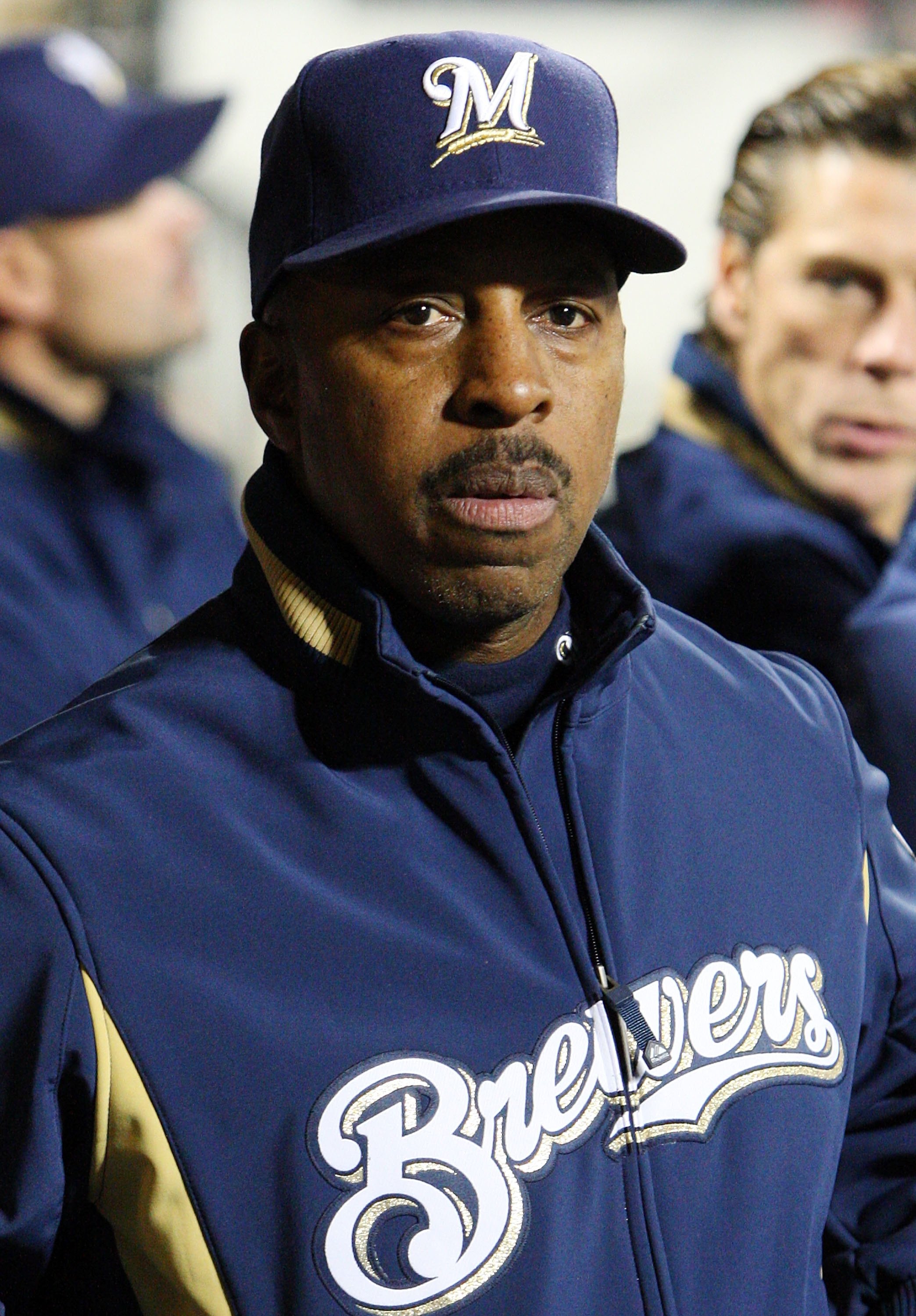 NEW YORK - APRIL 17:  Bench coach Willie Randolph of the Milwaukee Brewers looks on against the New York Mets on April 17, 2009 at Citi Field in the Flushing neighborhood of the Queens borough of New York City.  (Photo by Jim McIsaac/Getty Images)