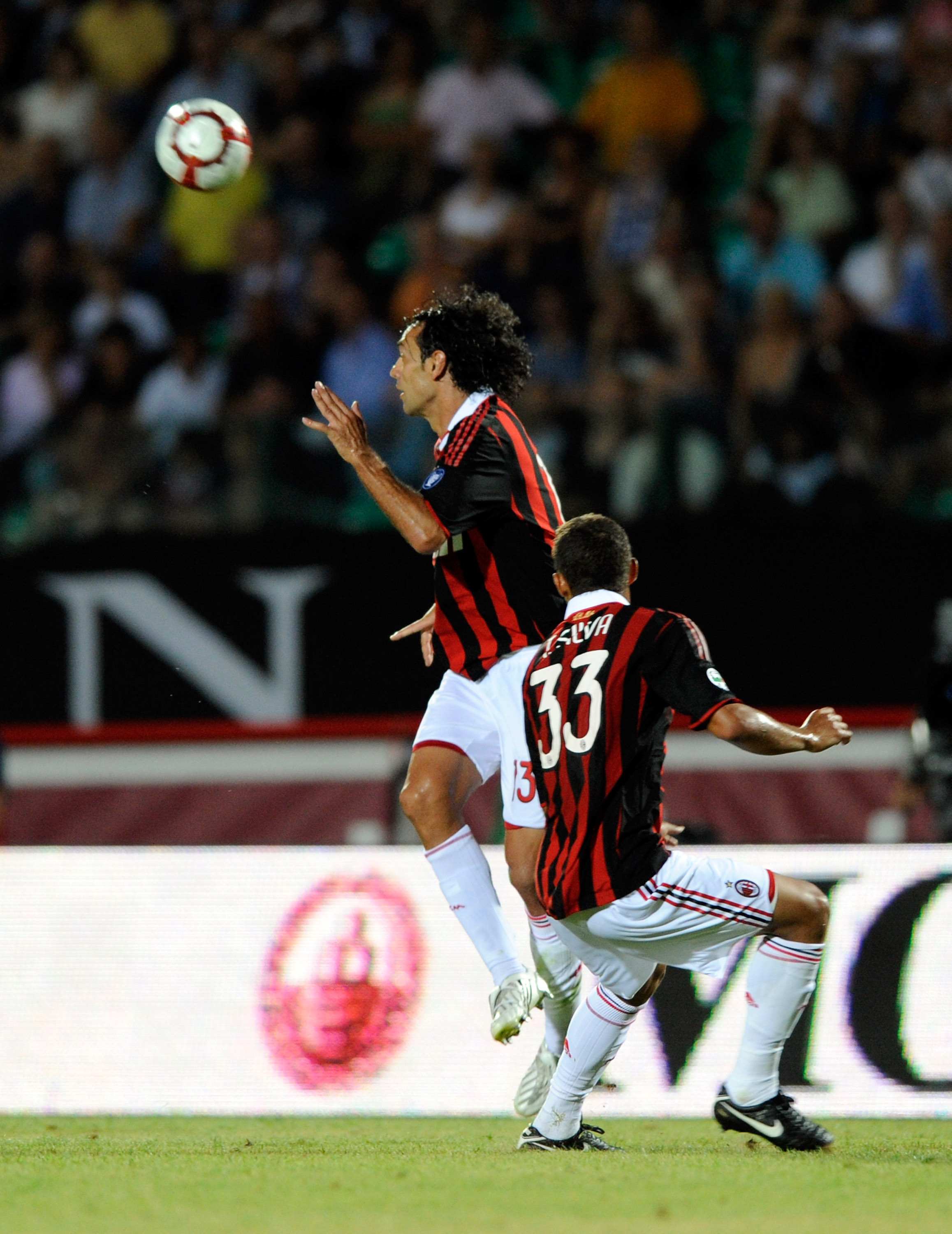 Nesta and Thiago Silva, Milan's Center Backs
