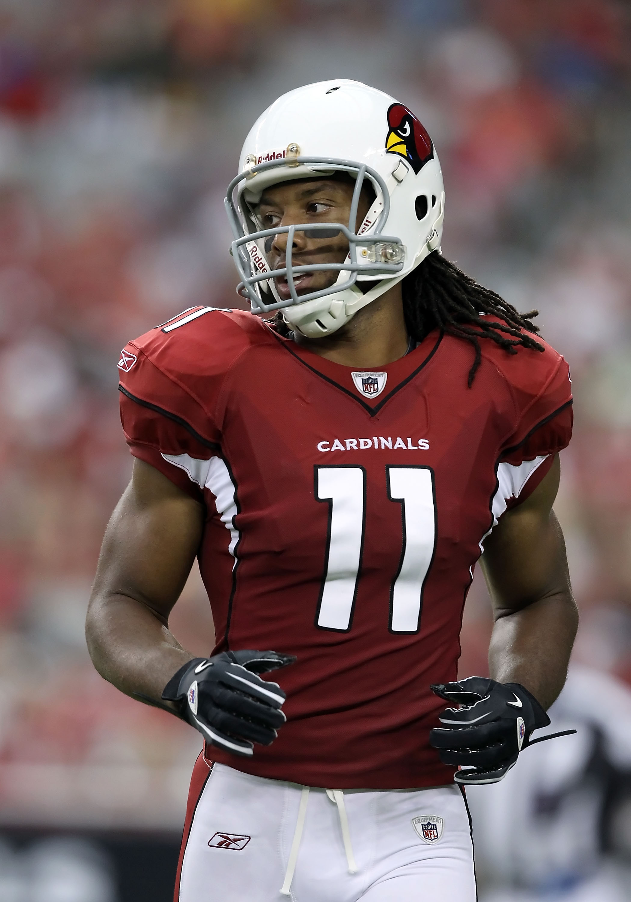  Larry Fitzgerald Arizona Cardinals #11 Red Home Youth Player  Name and Number T Shirt : Sports & Outdoors