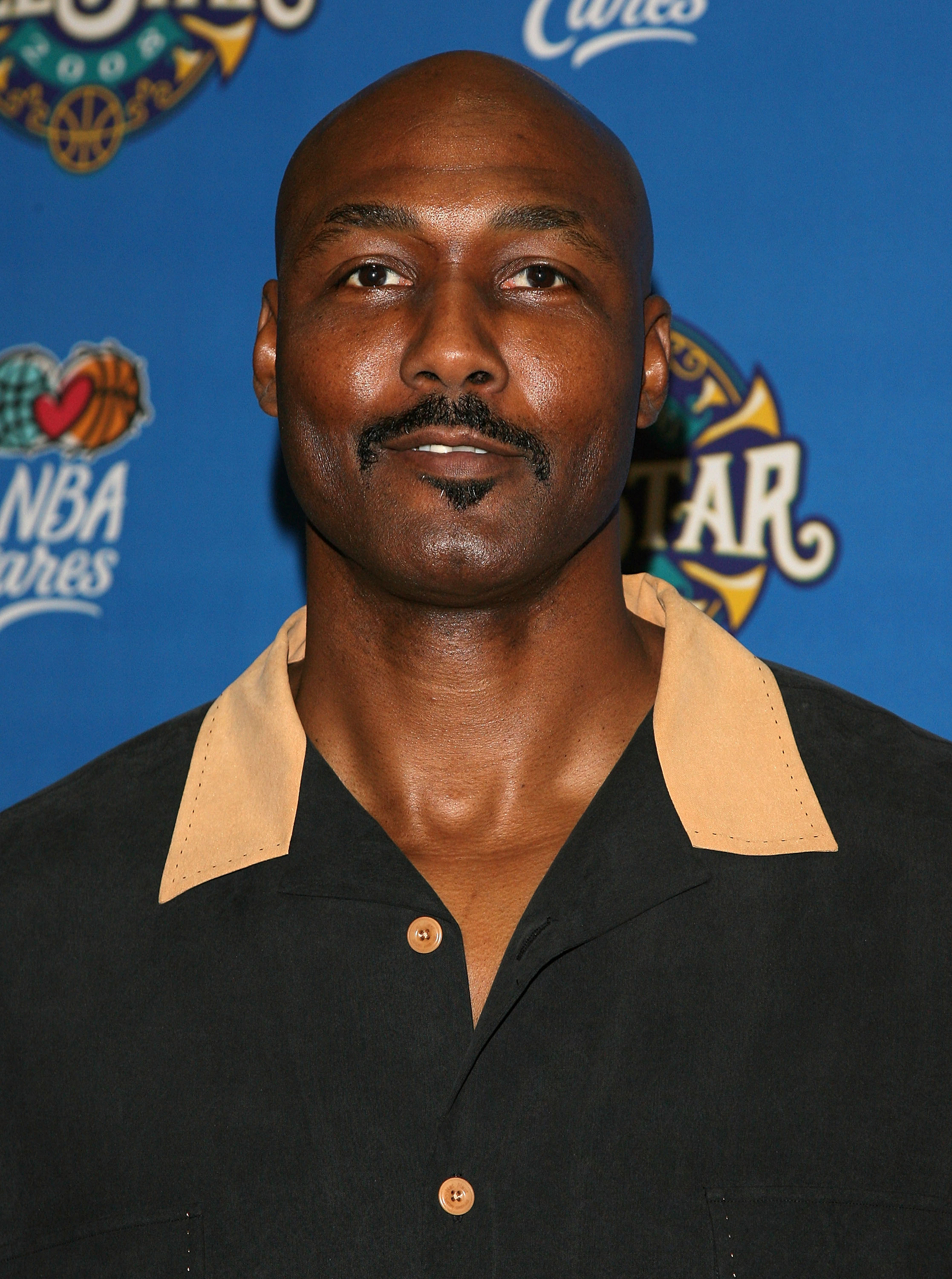 NEW ORLEANS - FEBRUARY 17:  Basketball player Karl Malone arrives at the 57th NBA All-Star Game, part of 2008 NBA All-Star Weekend at the New Orleans Arena on February 17, 2008 in New Orleans, Louisiana.  NOTE TO USER: User expressly acknowledges and agre