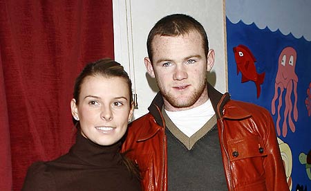 Not too innocent... Coleen and scandal-man Wayne Rooney (Picture)