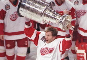 1996-97 Vladimir Konstantinov Detroit Red Wings Game Worn Jersey