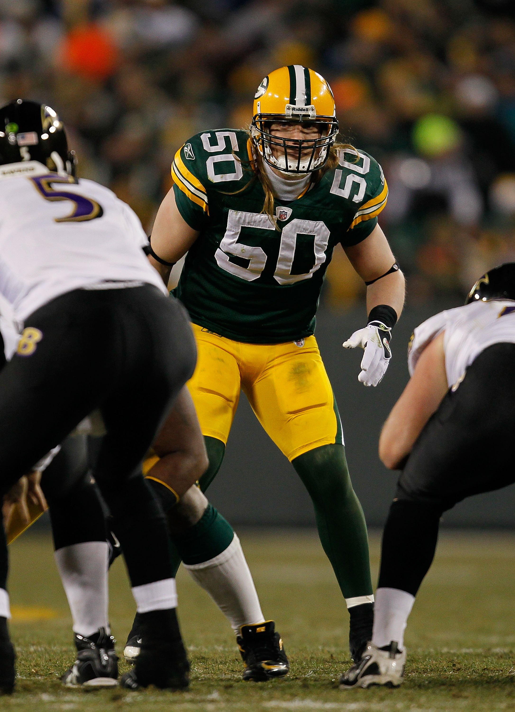 Green Bay Packers' first round draft pick AJ Hawk during practice at  News Photo - Getty Images