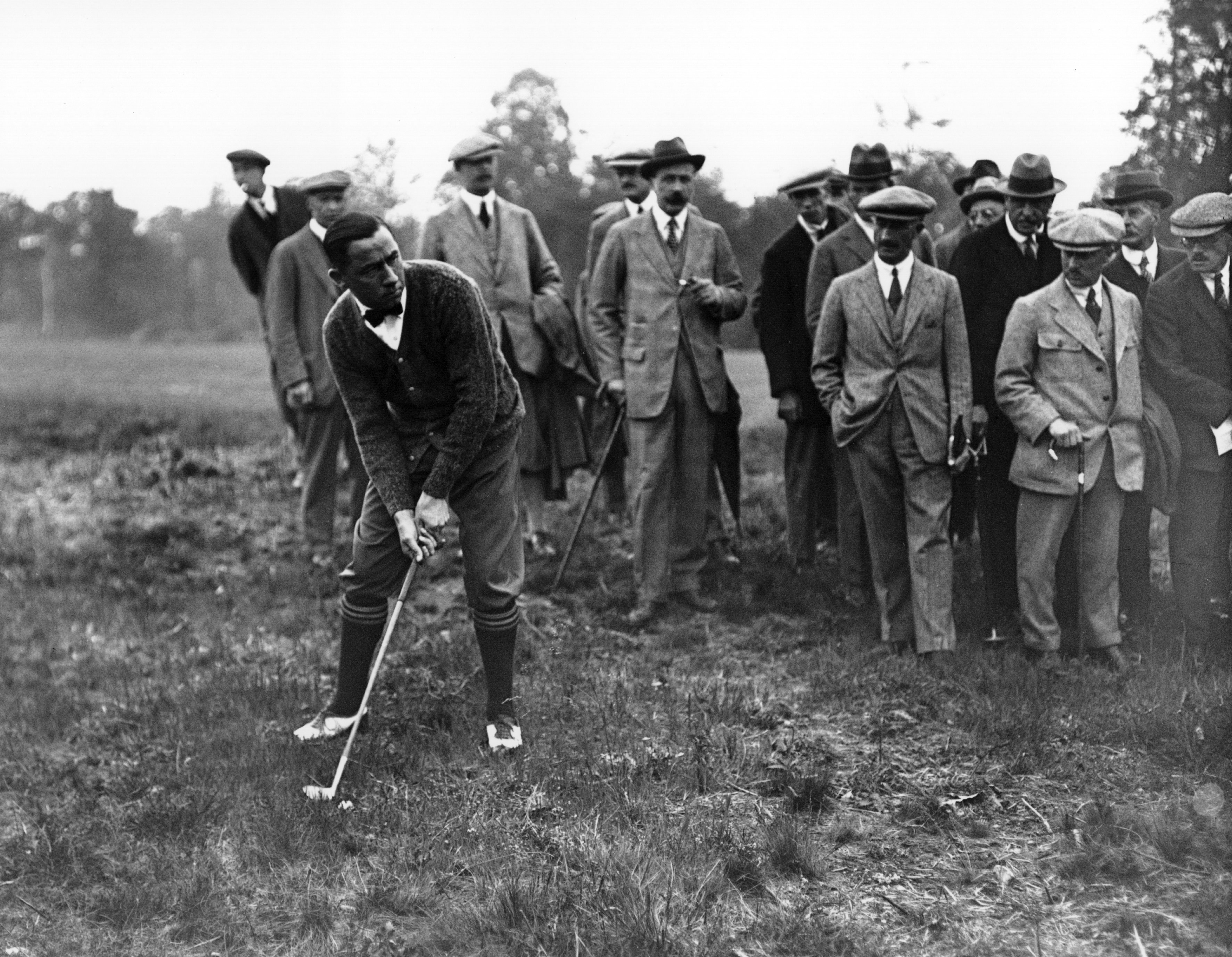 Walter Hagen, Captain of the 1927 US Ryder Cup team. Hagen captained US in the first six Ryder Cups and played on the first five, 1927, 1929, 1931, 1933, and 1935.