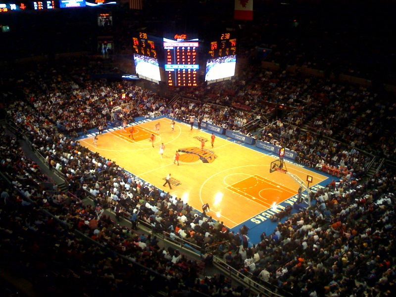 Howard on the JumboTron @ Knicks game