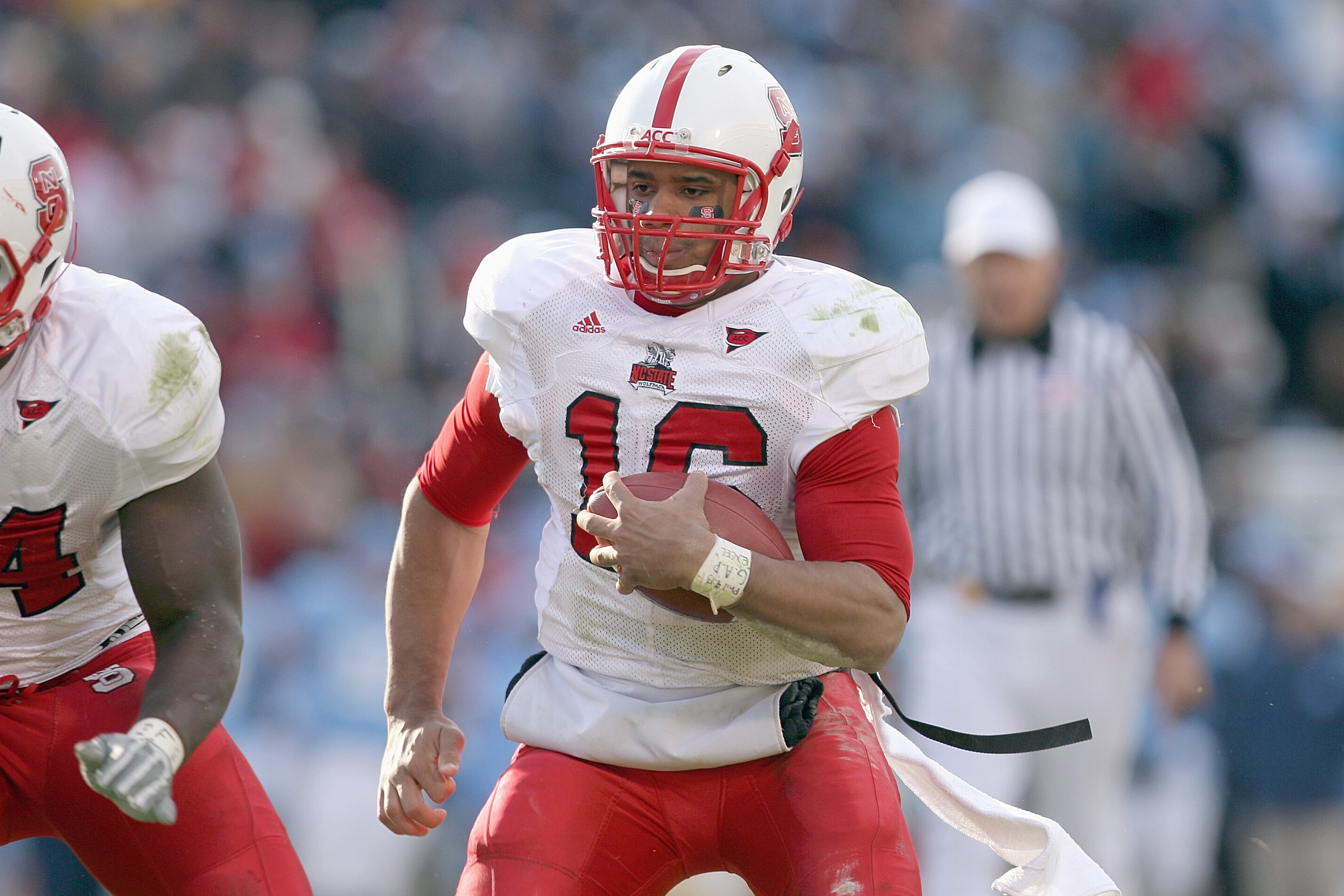 Russell Wilson NC State Wolfpack adidas Alumni Football Jersey - Red