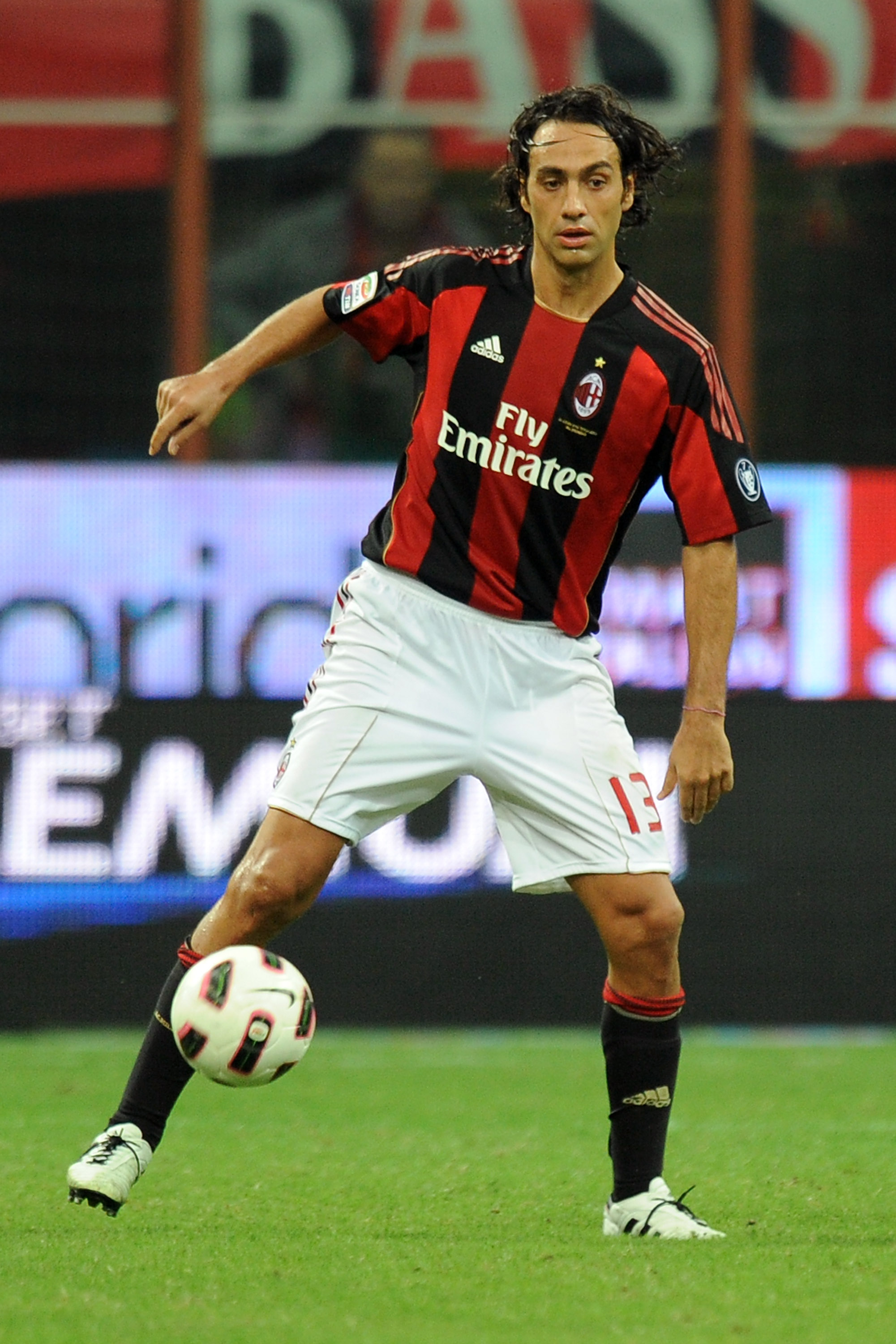 MILAN, ITALY - SEPTEMBER 26: Alessandro Nesta of Milan in action during the Serie A match between Milan and Genoa at Stadio Giuseppe Meazza on September 26, 2010 in Milan, Italy.  (Photo by Tullio M. Puglia/Getty Images)