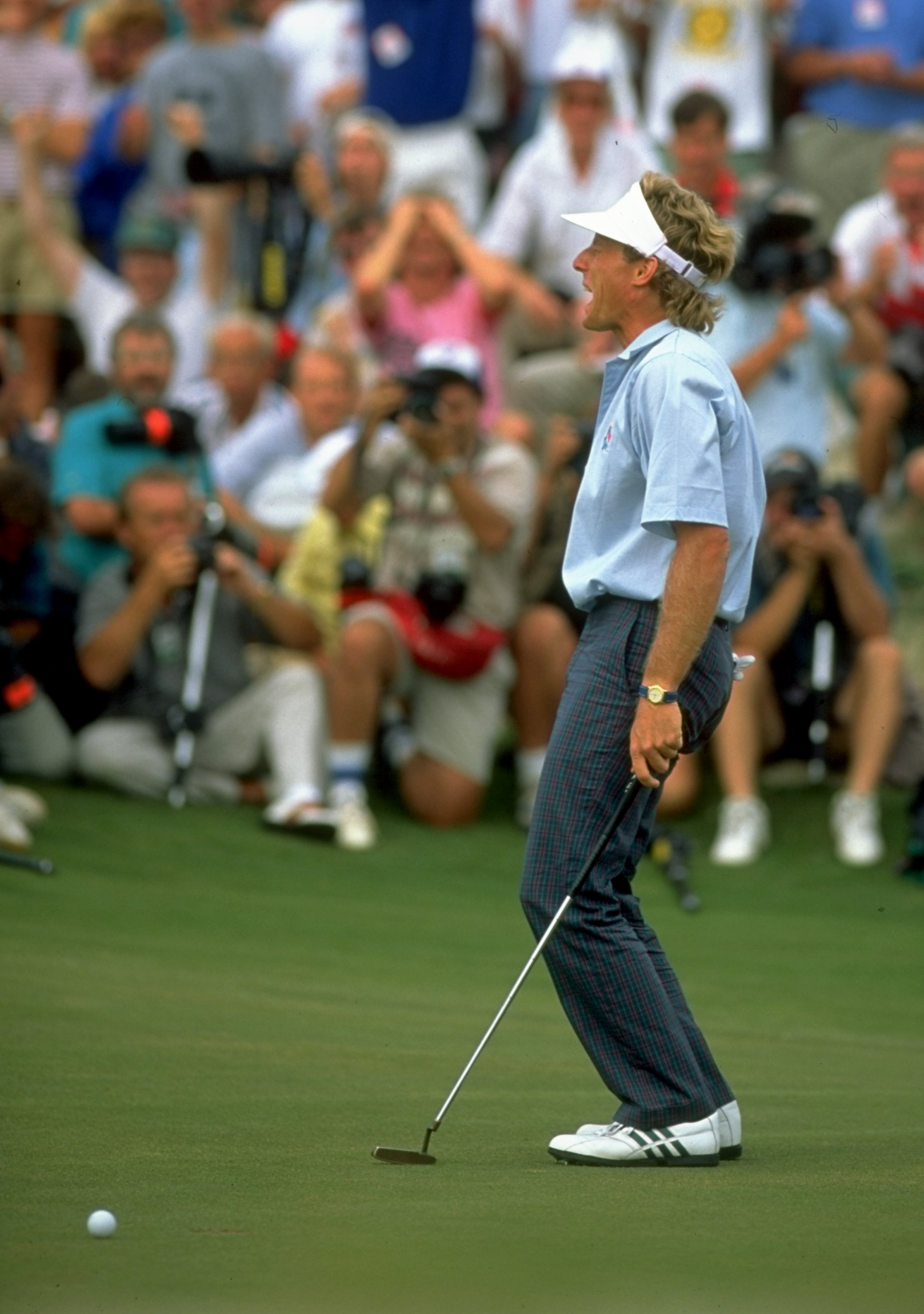 Bernhard Langer and the putt that even Hale Irwin said no one should have to make.