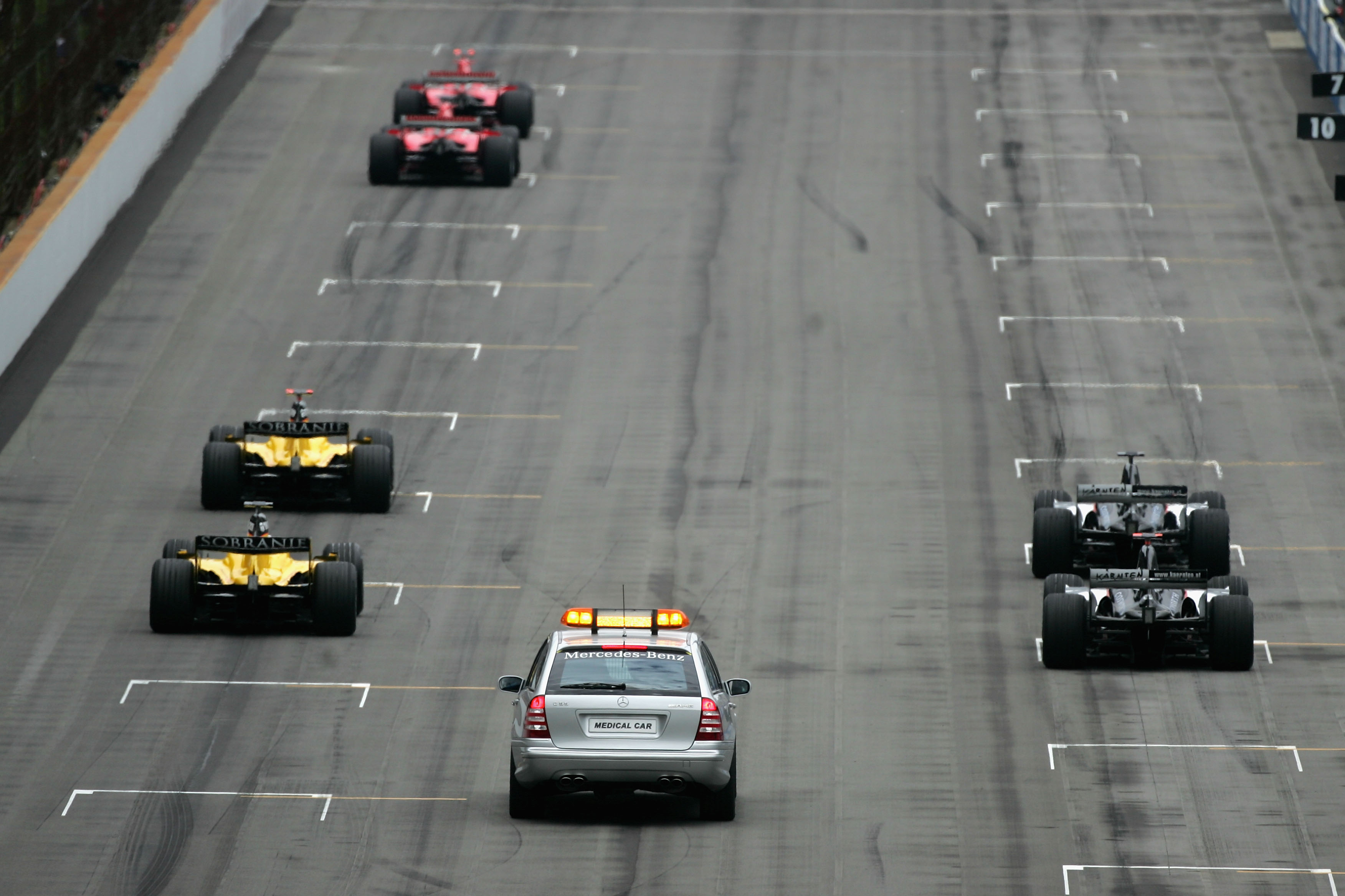 Only six cars started the 2005 US Grand Prix