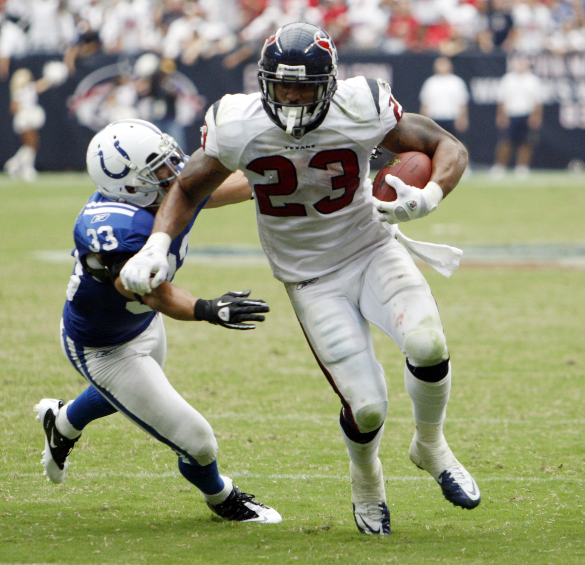 Oct. 2, 2010 - Houston, Texas, United States of America - Houston Texans  fans show their support during the game between the Dallas Cowboys and the Houston  Texans at Reliant Stadium in