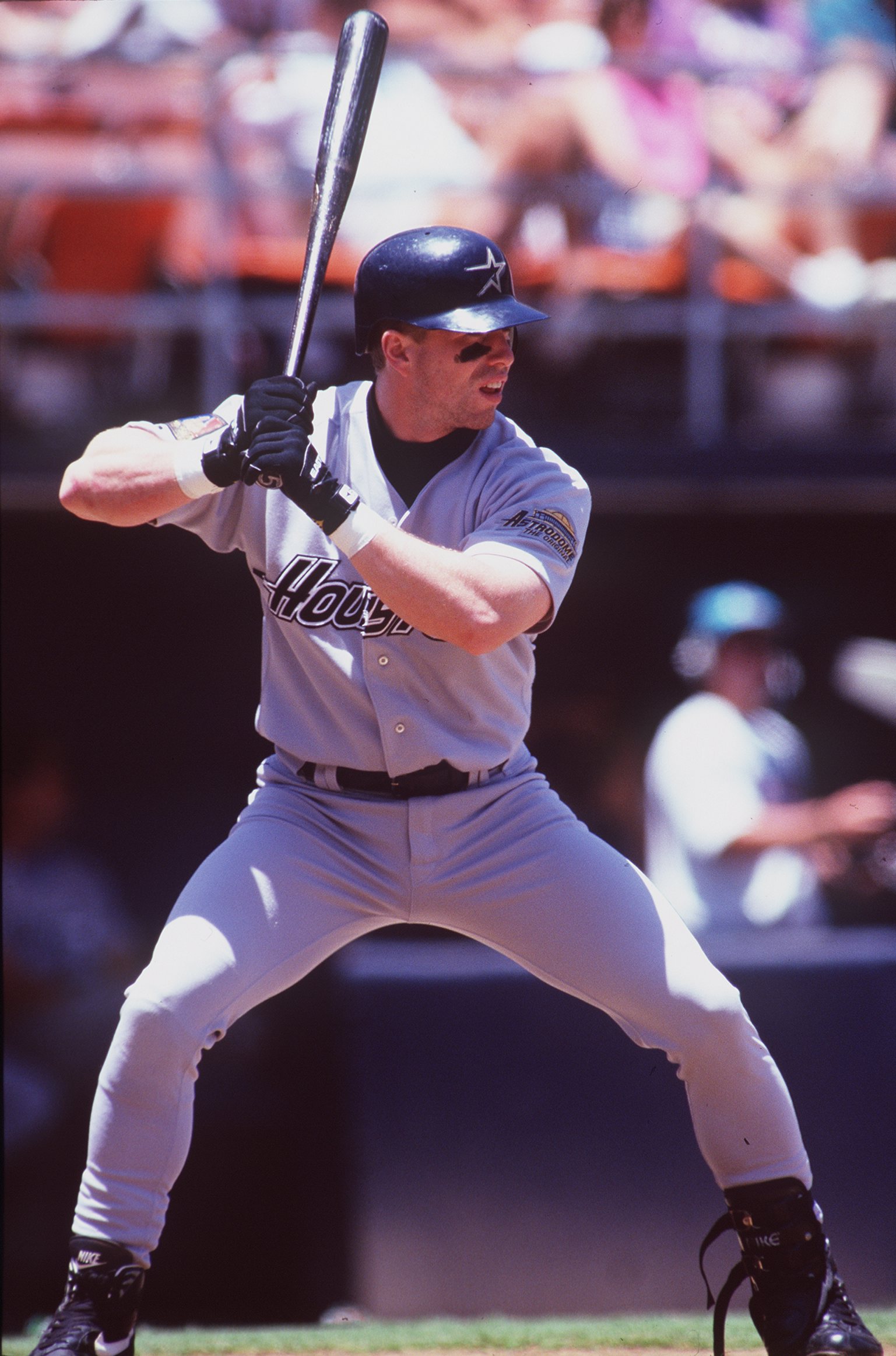 19 JUN 1994:  JEFF BAGWELL AT BAT DURING AN ASTROS V PADRES GAME IN SAN DIEGO, CALIFORNIA. Mandatory Credit: Jed Jacobson/ALLSPORT