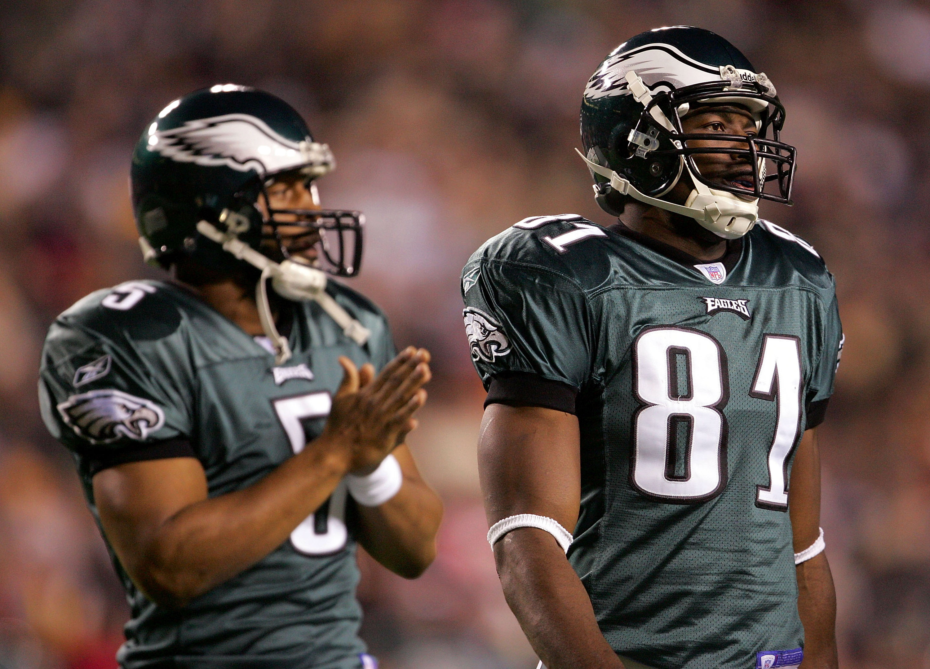 Captains cornerback Sheldon Brown quarterback Donovan McNabb