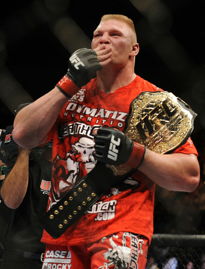 brock lesnar ufc fights