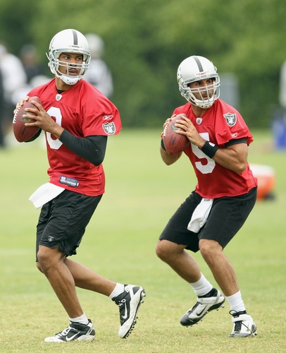 Oakland, California, USA. 26th Sep, 2004. Raider fan holds up Chucky doll  head to intimidate Buccaneers head coach Jon Gruden on Sunday, September  26, 2004, in Oakland, California. The Raiders defeated the