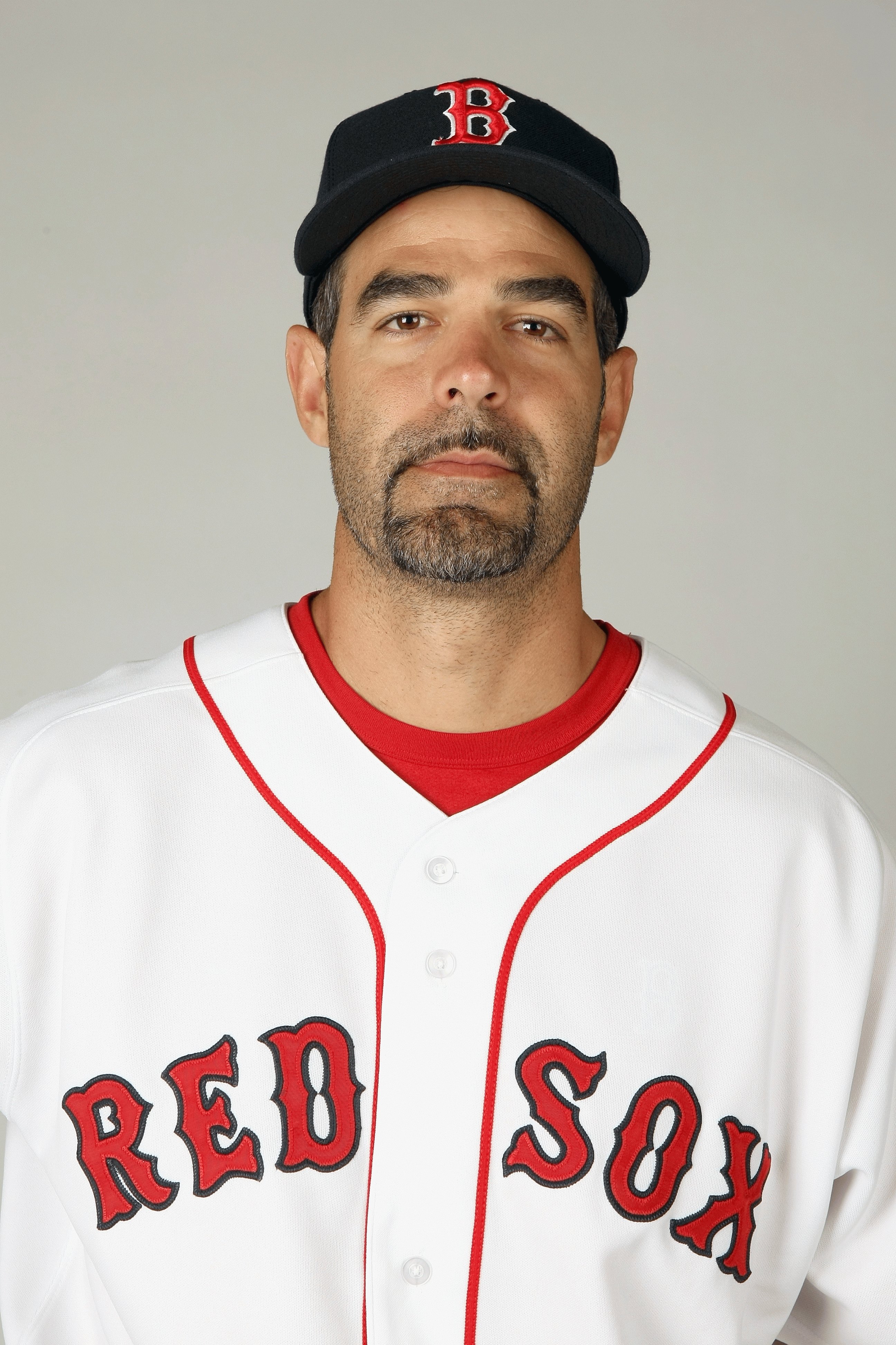 20 August 2009: Boston Red Sox 3rd baseman Mike Lowell (R) and