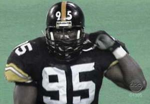 Steelers #95 Greg Lloyd Once the Most Feared; Now the Most Forgotten