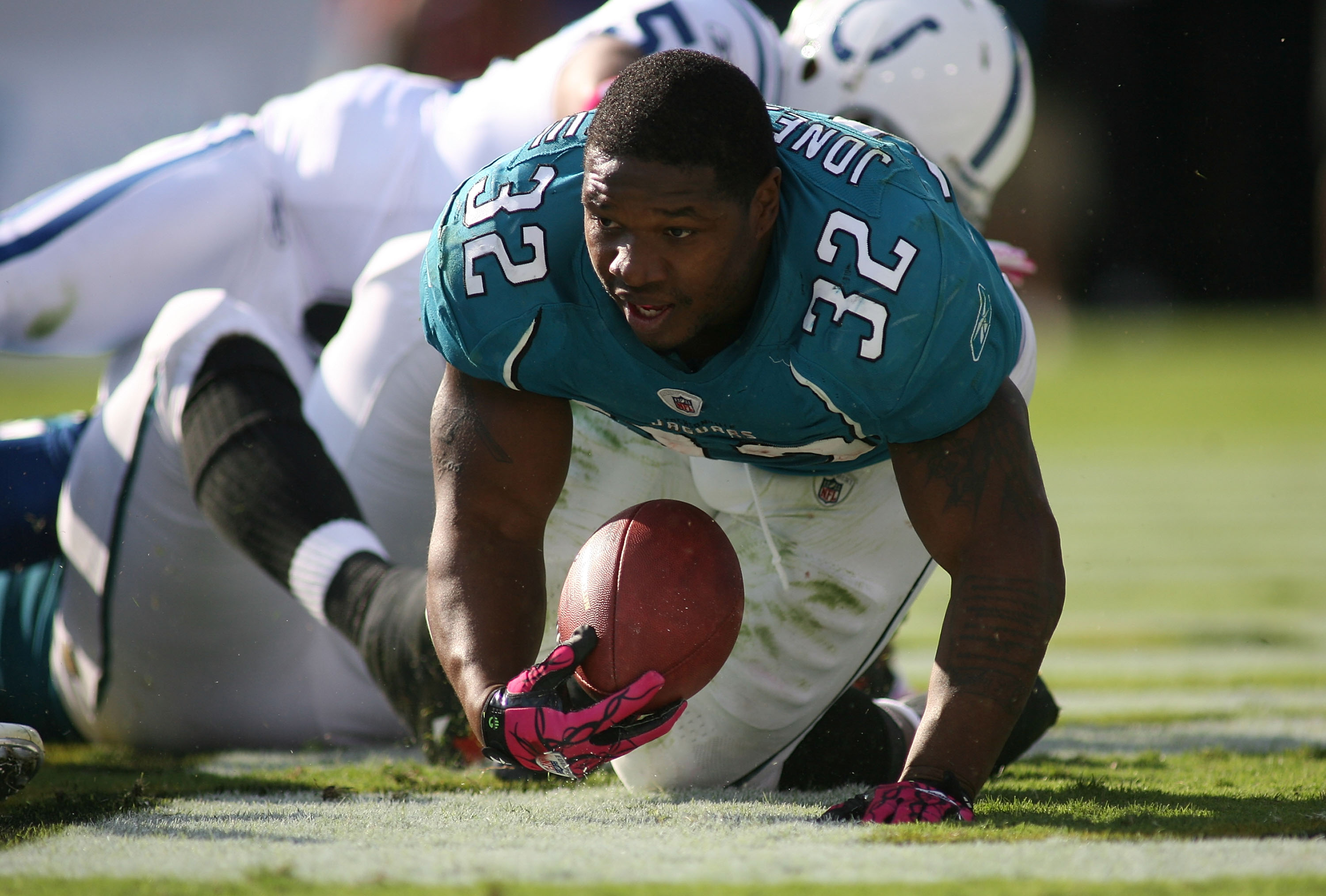 Jacksonville, FL. -- Jacksonville Jaguars defensive back Reggie Nelson (25)  during the Jags game against the