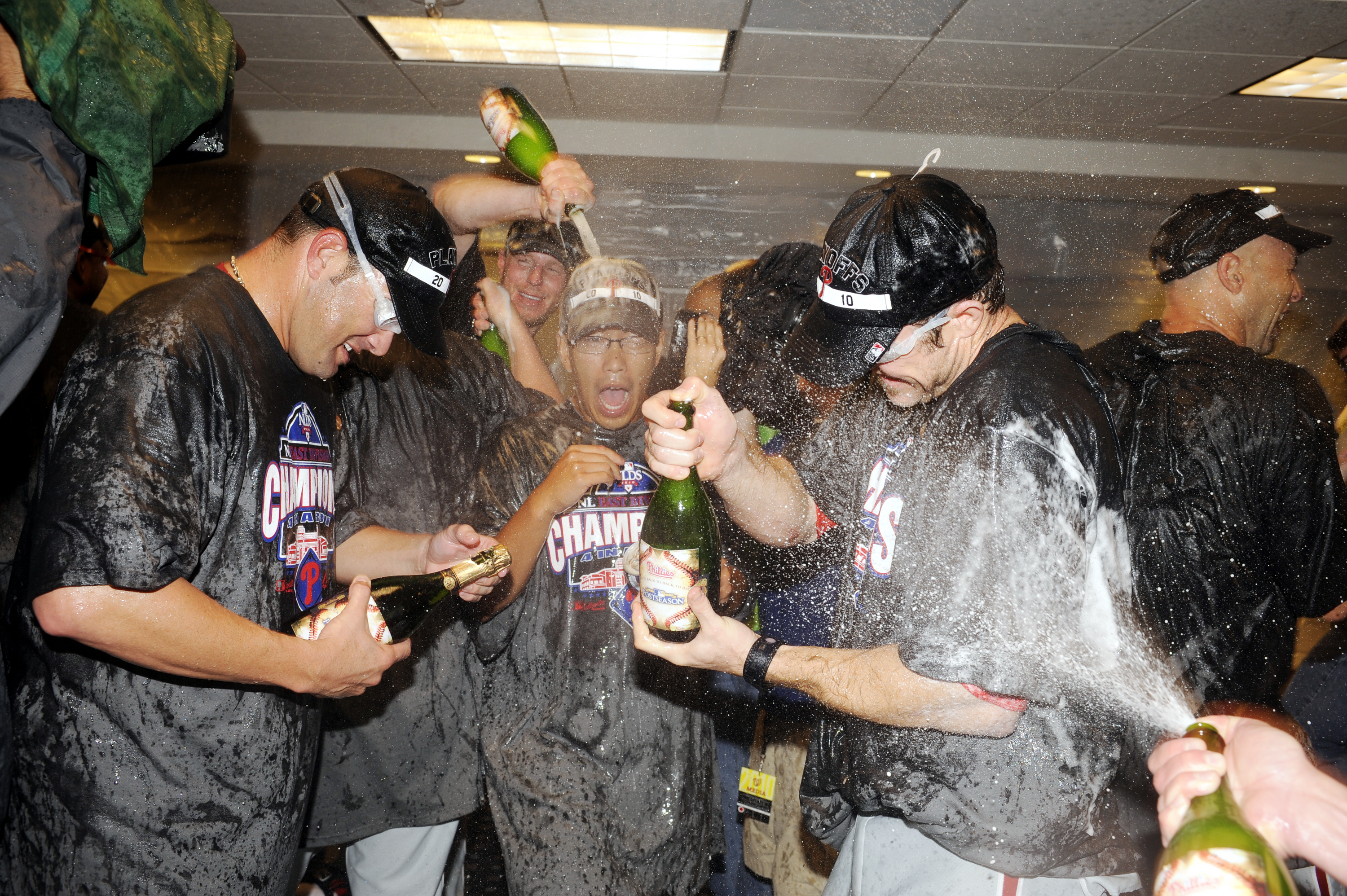 Phillies Locker Room Toast  Highlights and Live Video from Bleacher Report