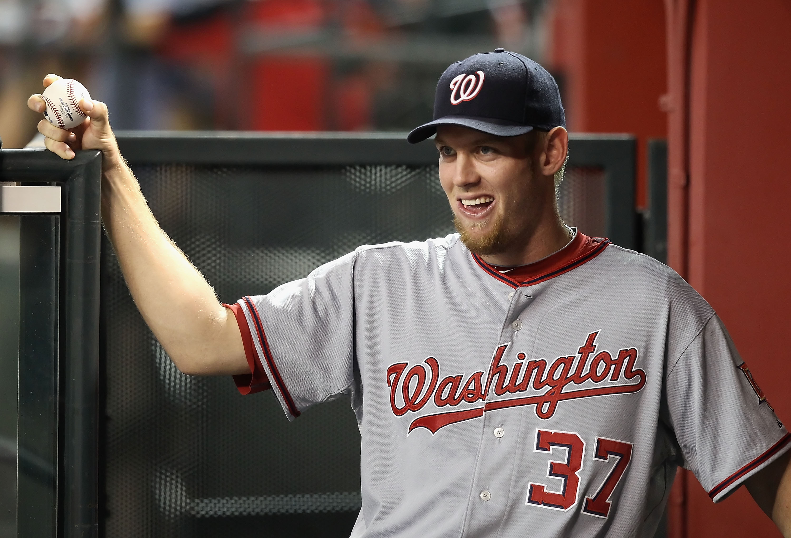 Nationals rookie phenom Stephen Strasburg won't get too excited