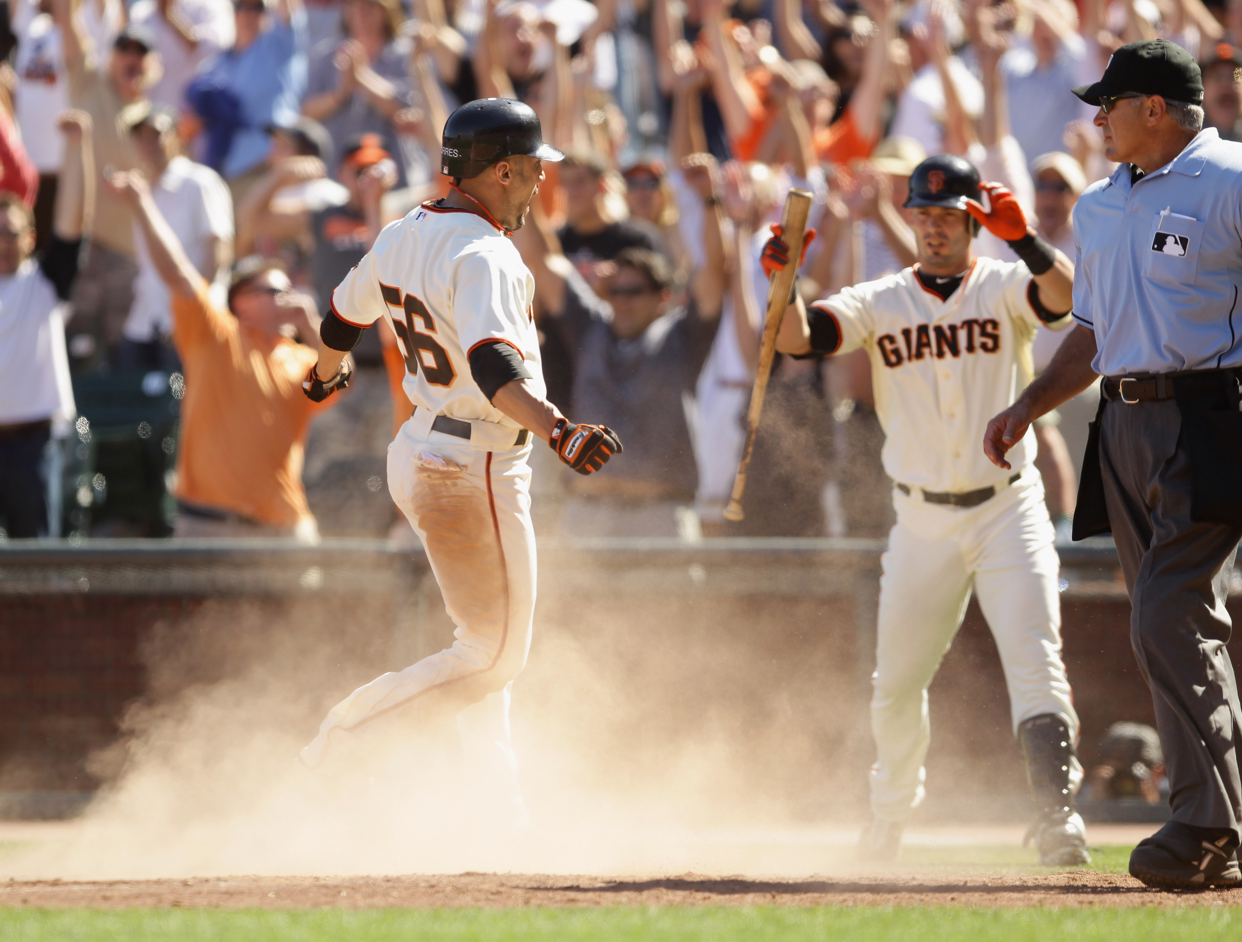 San Francisco Giants -2017 Game-Used Road Alternate Jersey worn by #2  Denard Span