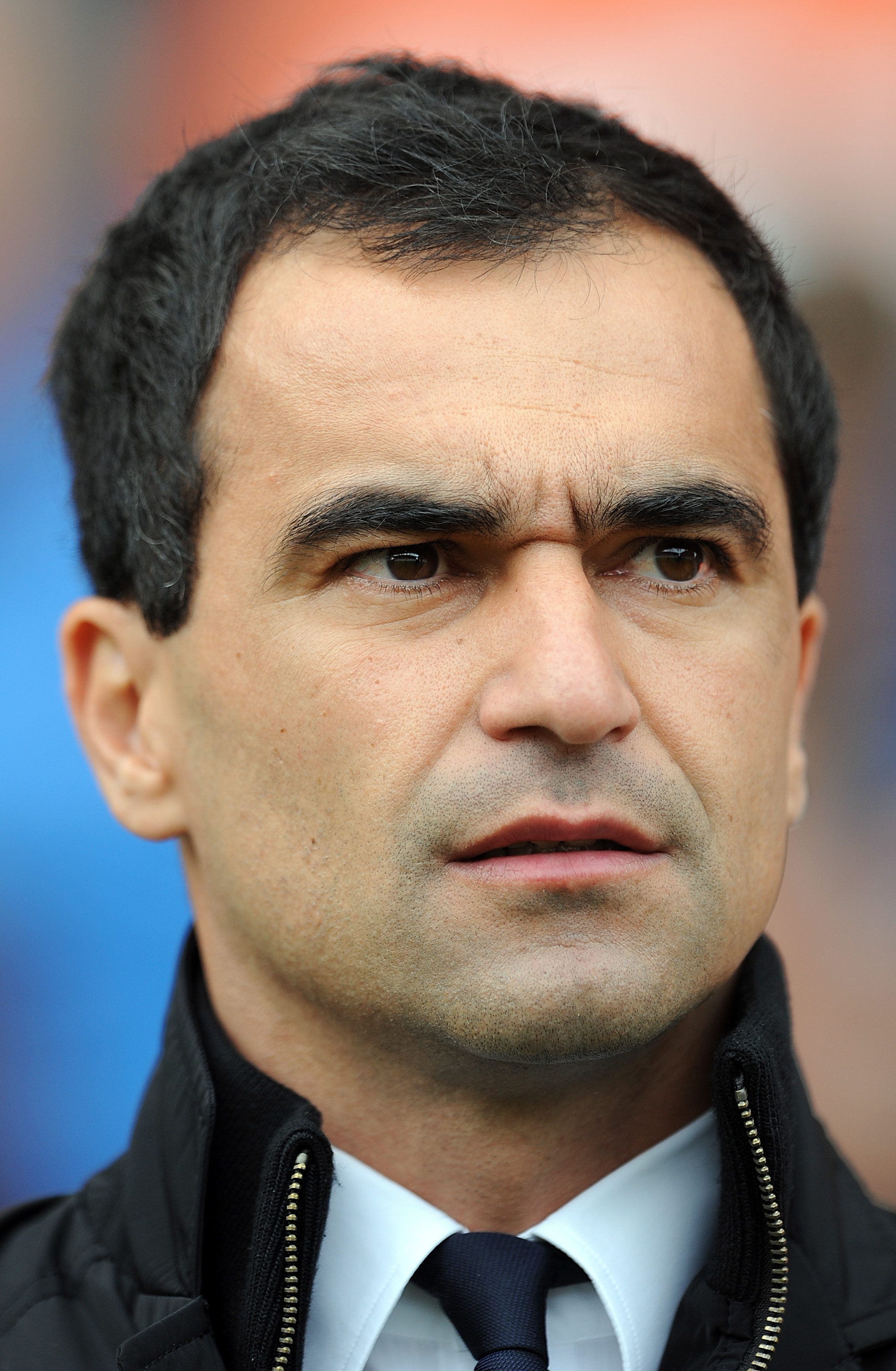 WIGAN, ENGLAND - OCTOBER 02: Wigan Athletic manager Roberto Martinez looks on during the Barclays Premier league match between Wigan Athletic and Wolverhampton Wanderers at DW Stadium on October 2, 2010 in Wigan, England.  (Photo by Chris Brunskill/Getty 