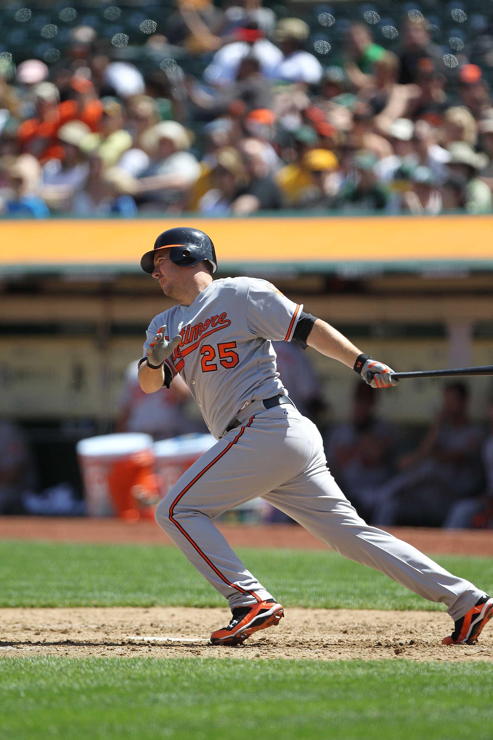 April 18, 2010; Oakland, CA, USA; Baltimore Orioles second baseman
