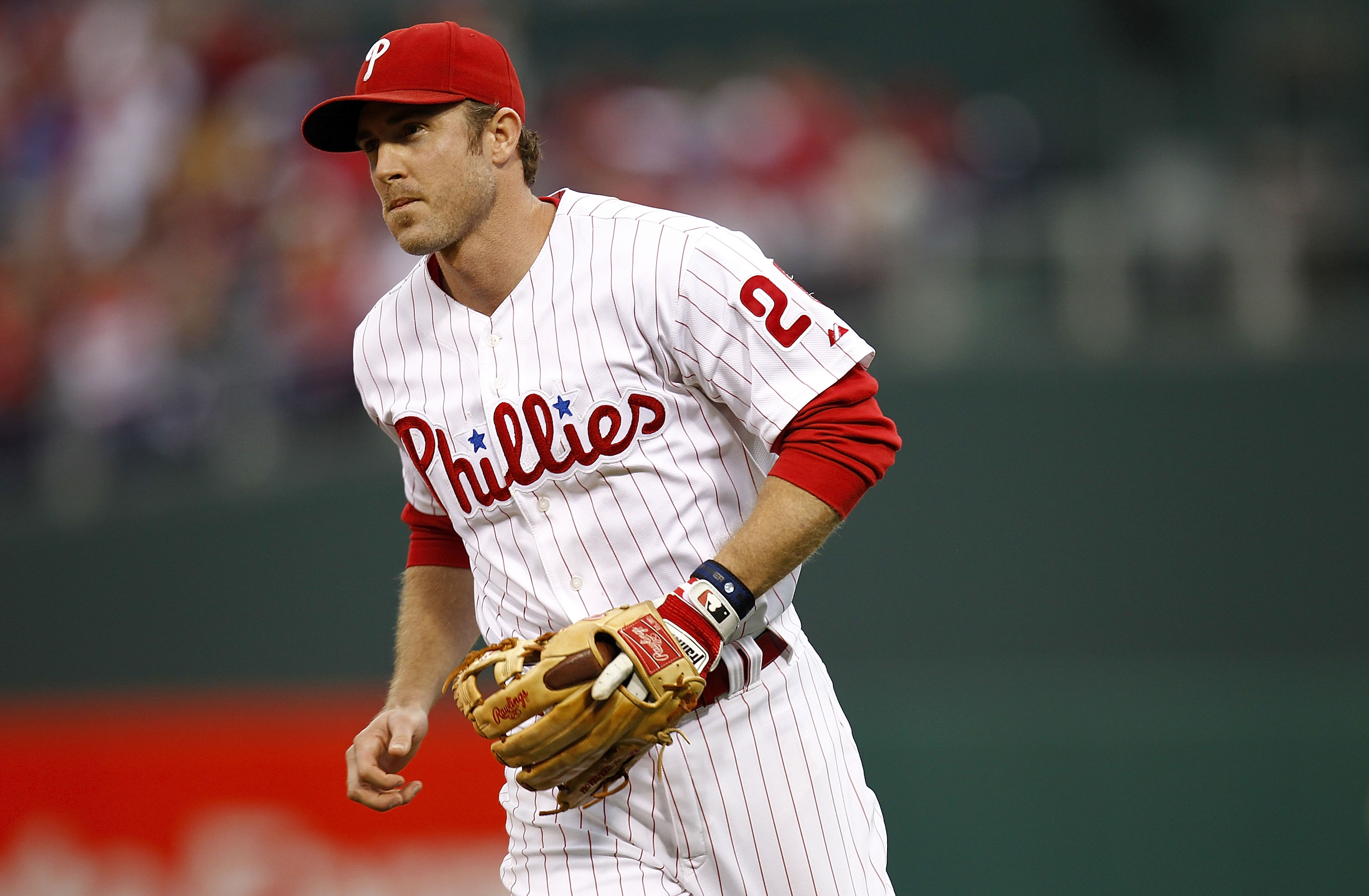 Phillies' second baseman Chase Utley running out of time and options with  wounded knee 