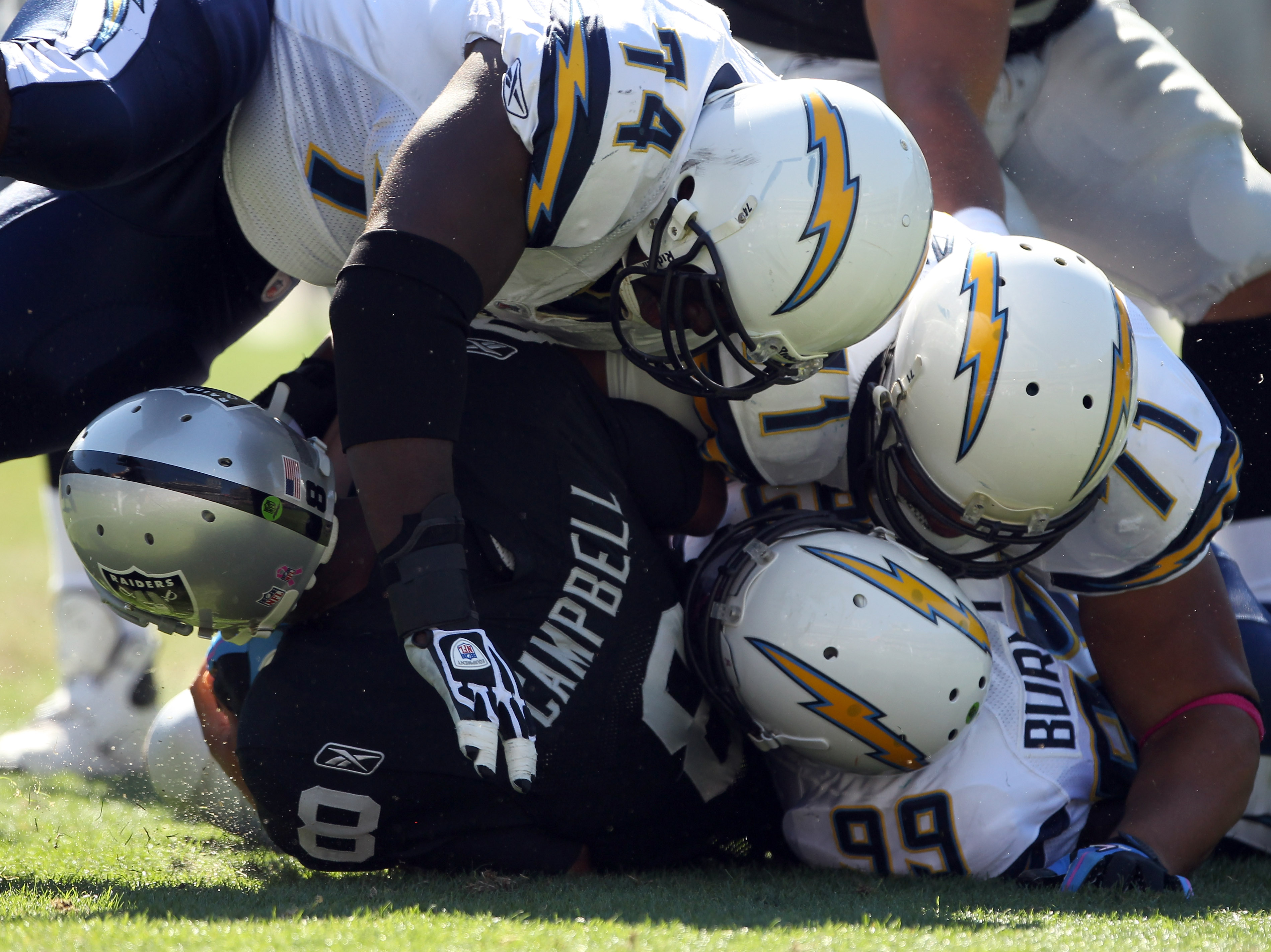 San Diego Chargers: Silver and Black End Bolts Winning Streak In The Black  Hole, News, Scores, Highlights, Stats, and Rumors