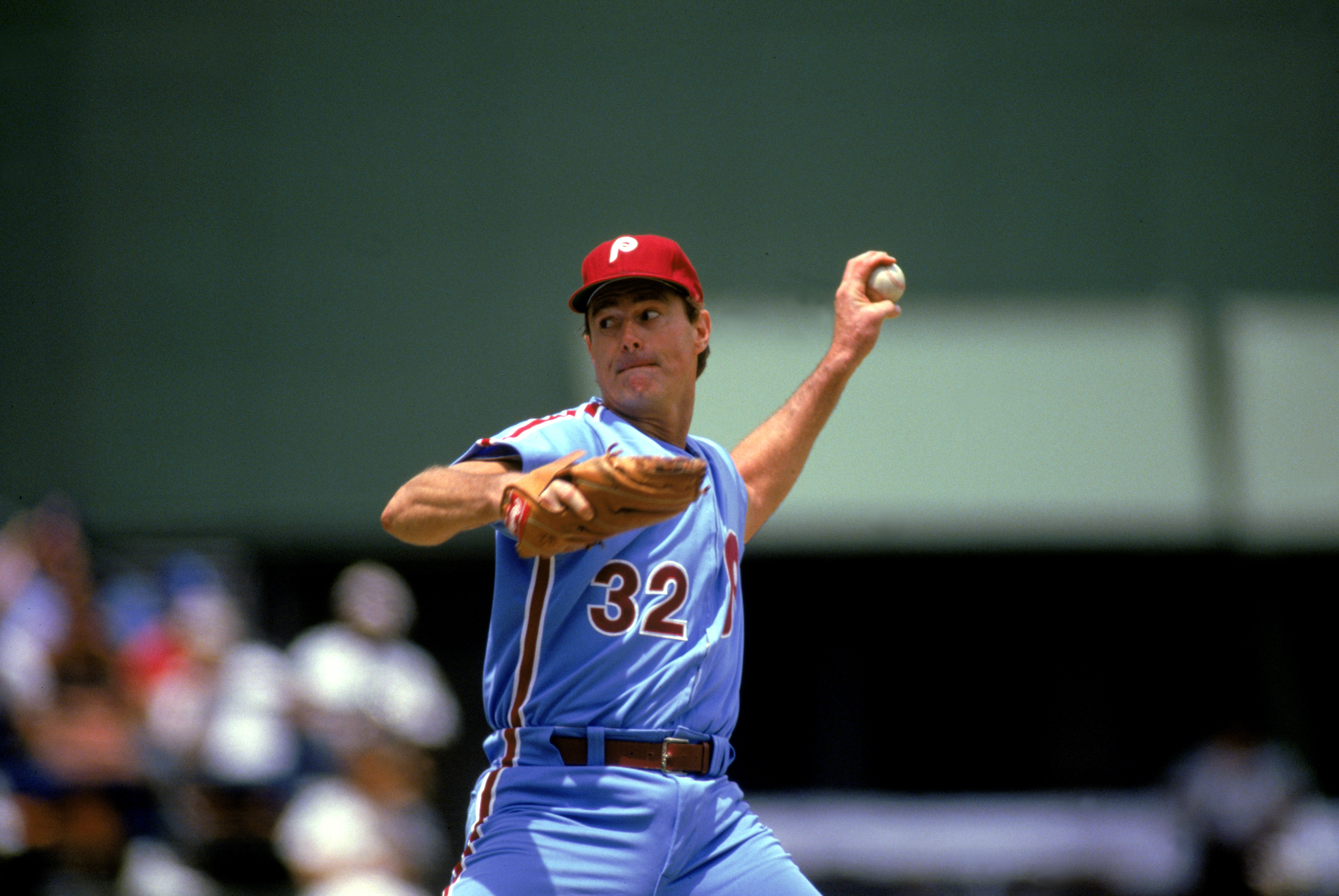 Steve Carlton, nearing the end of the line in 1986.