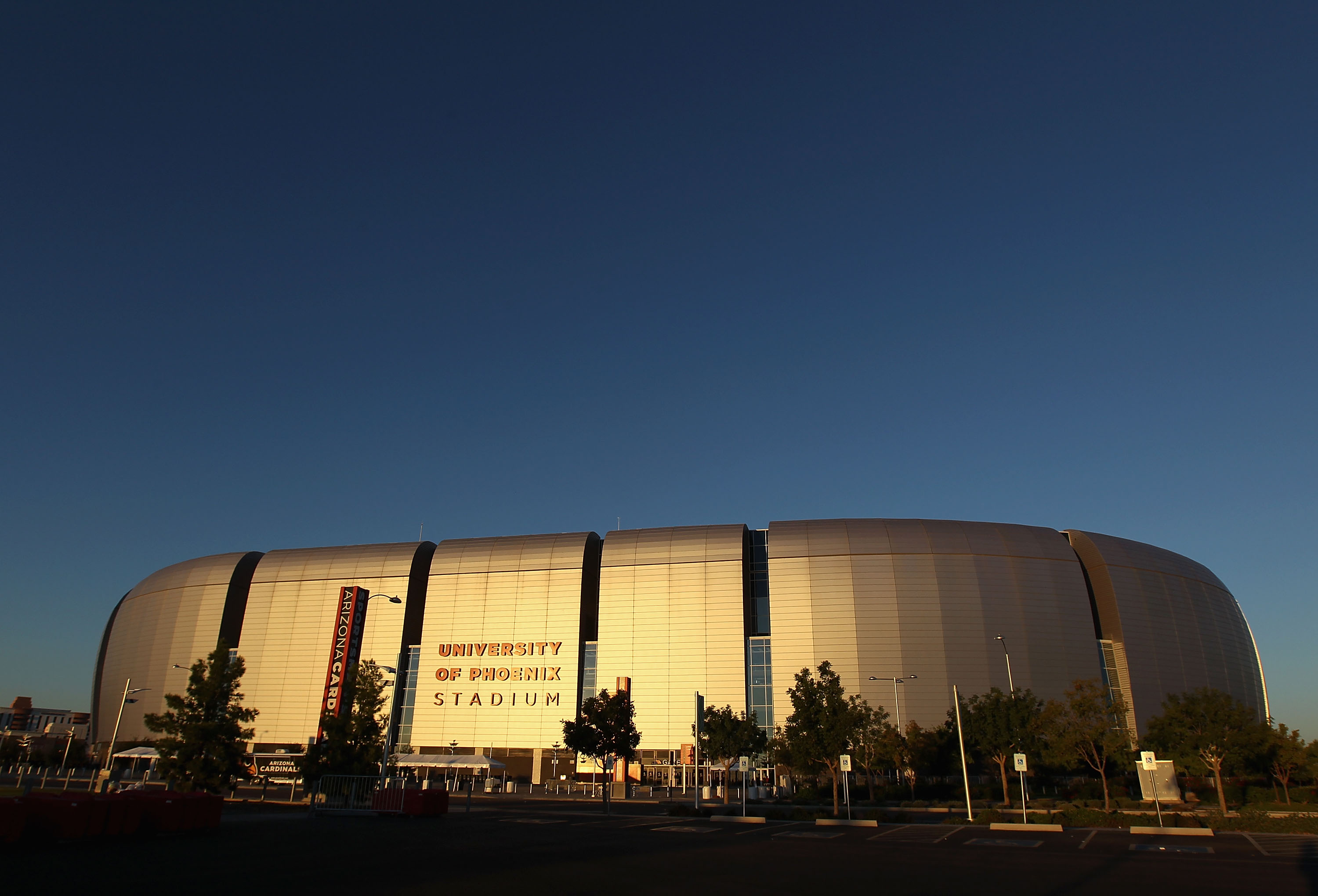 GLENDALE, AZ - OCTOBER 10: General view of University of Phoenix Stadium following the NFL game between the New Orleans Saints and the Arizona Cardinals on October 10, 2010 in Glendale, Arizona. The Cardinals defeated the Saints 30-20. (Photo by Christi