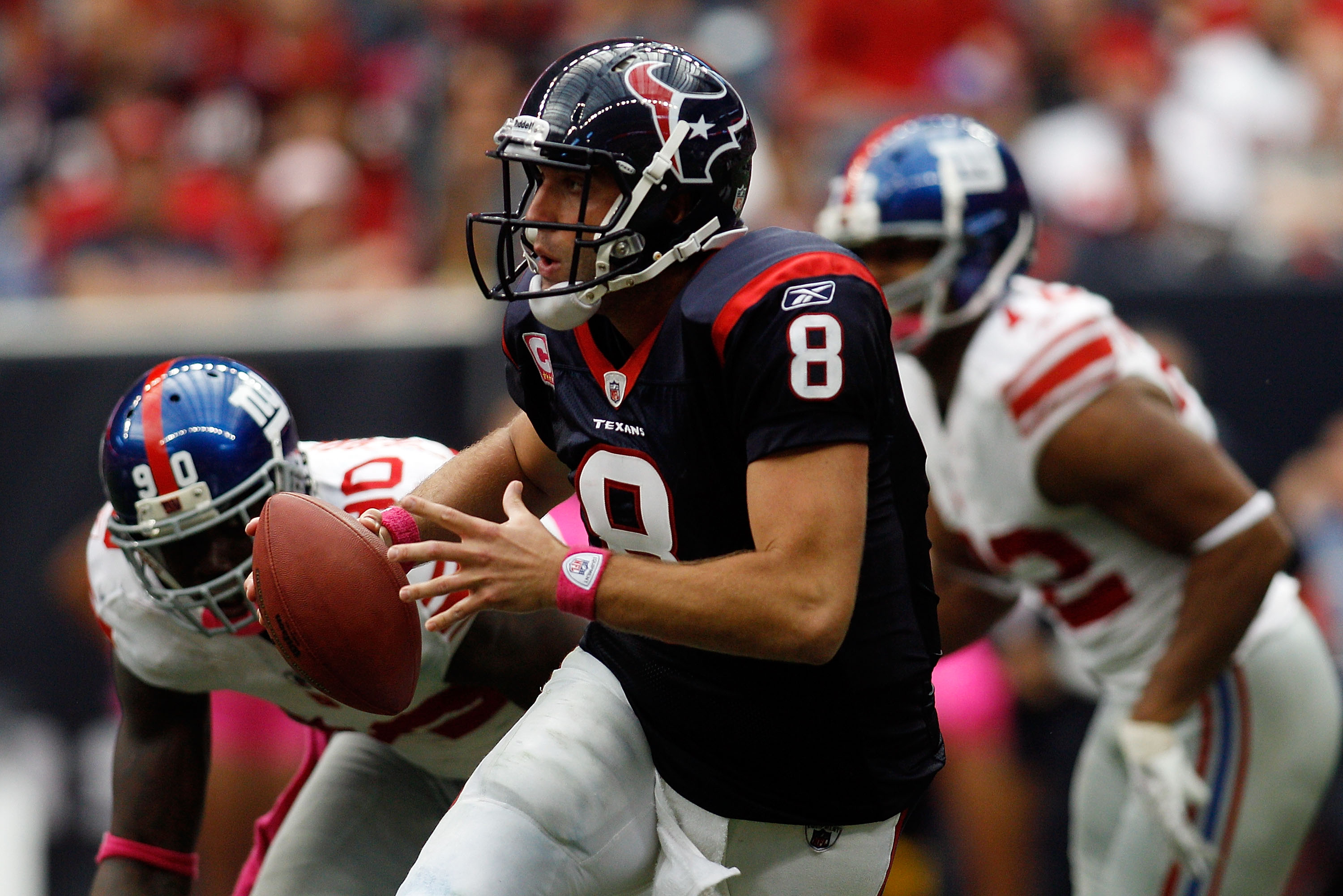 Texans fan buys Matt Schaub jersey to burn it in Reliant Stadium