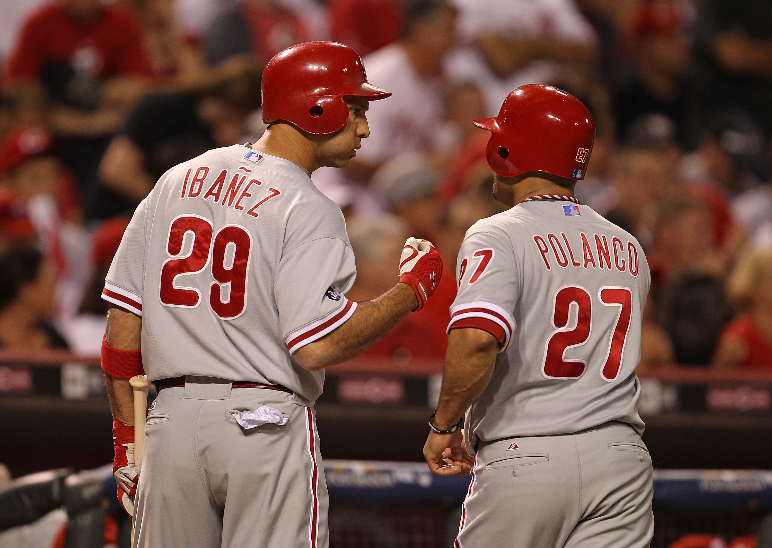 Philadelphia Phillies Outfielder Raul Ibanez (29). The Phillies