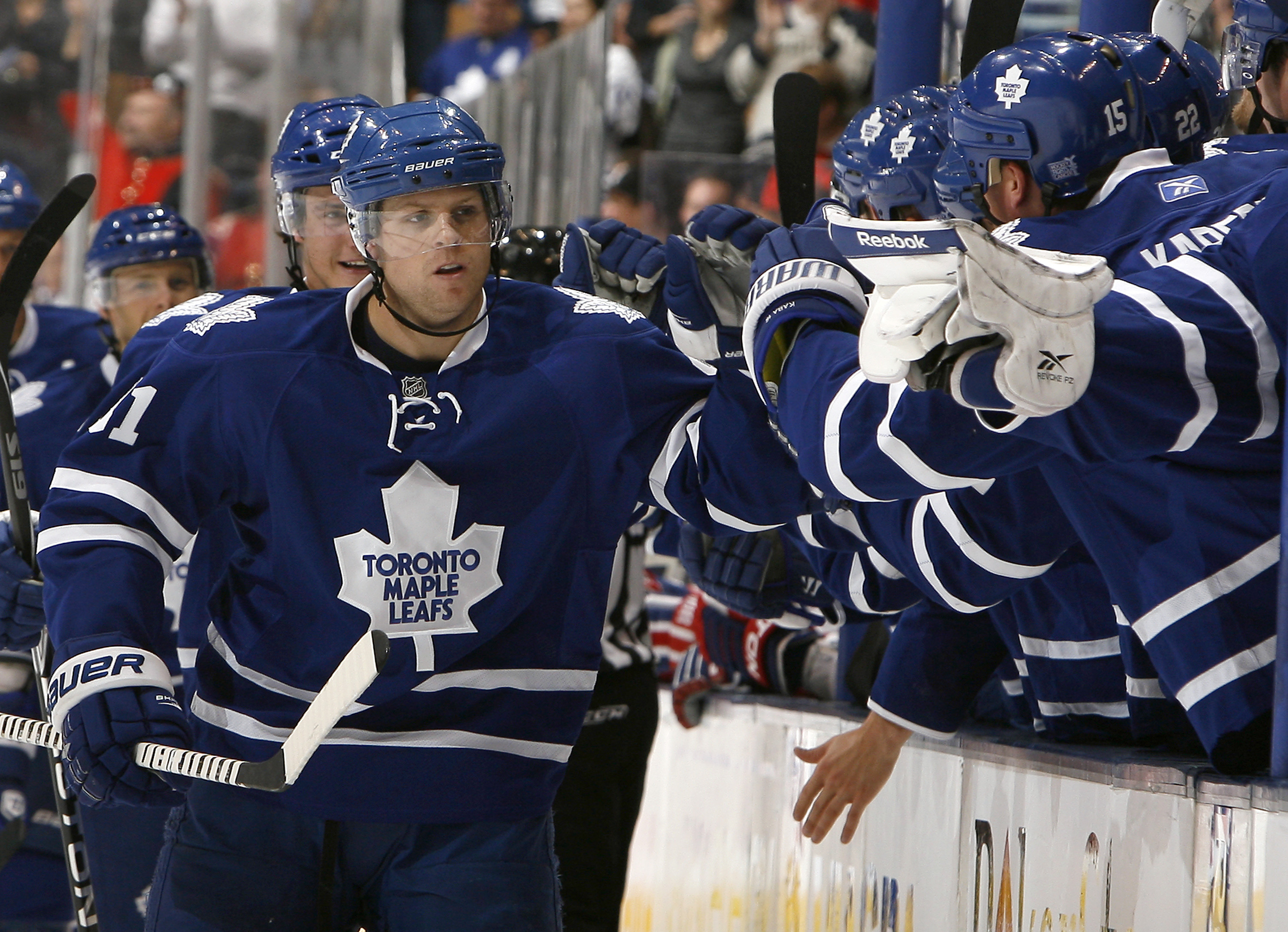 Toronto Maple Leafs Jersey Phil Kessel 81 Reebok Sz 50