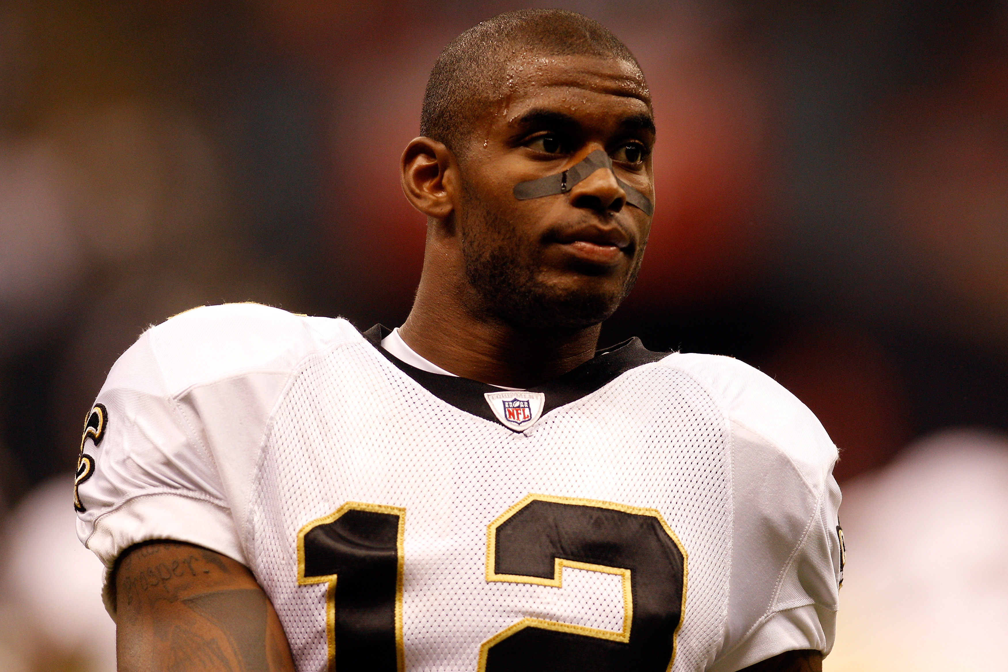 New Orleans Saints running back Reggie Bush finally keeps up with