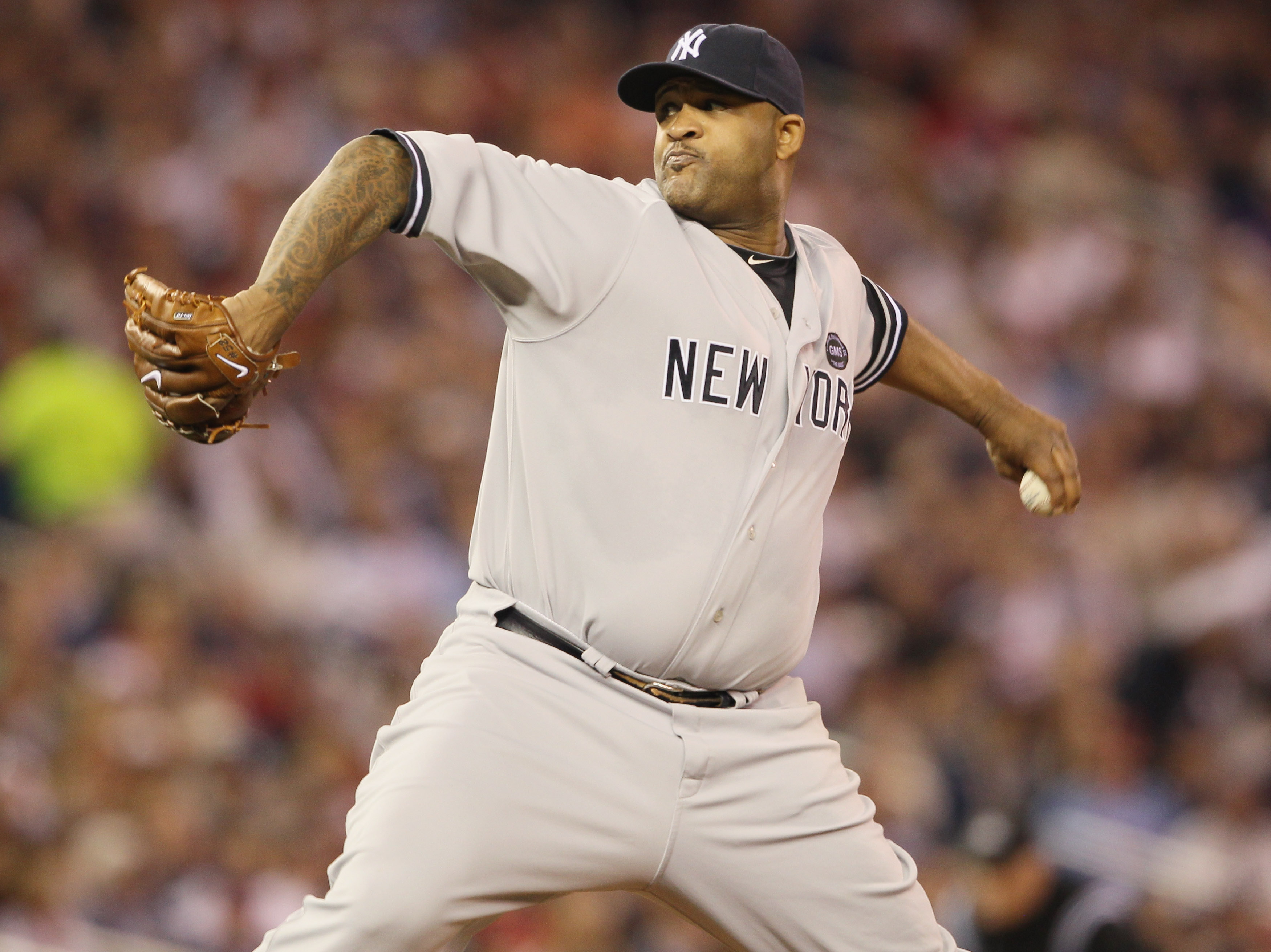 MILWAUKEE, WI - JULY 13: Pitcher CC Sabathia #52 of the Milwaukee