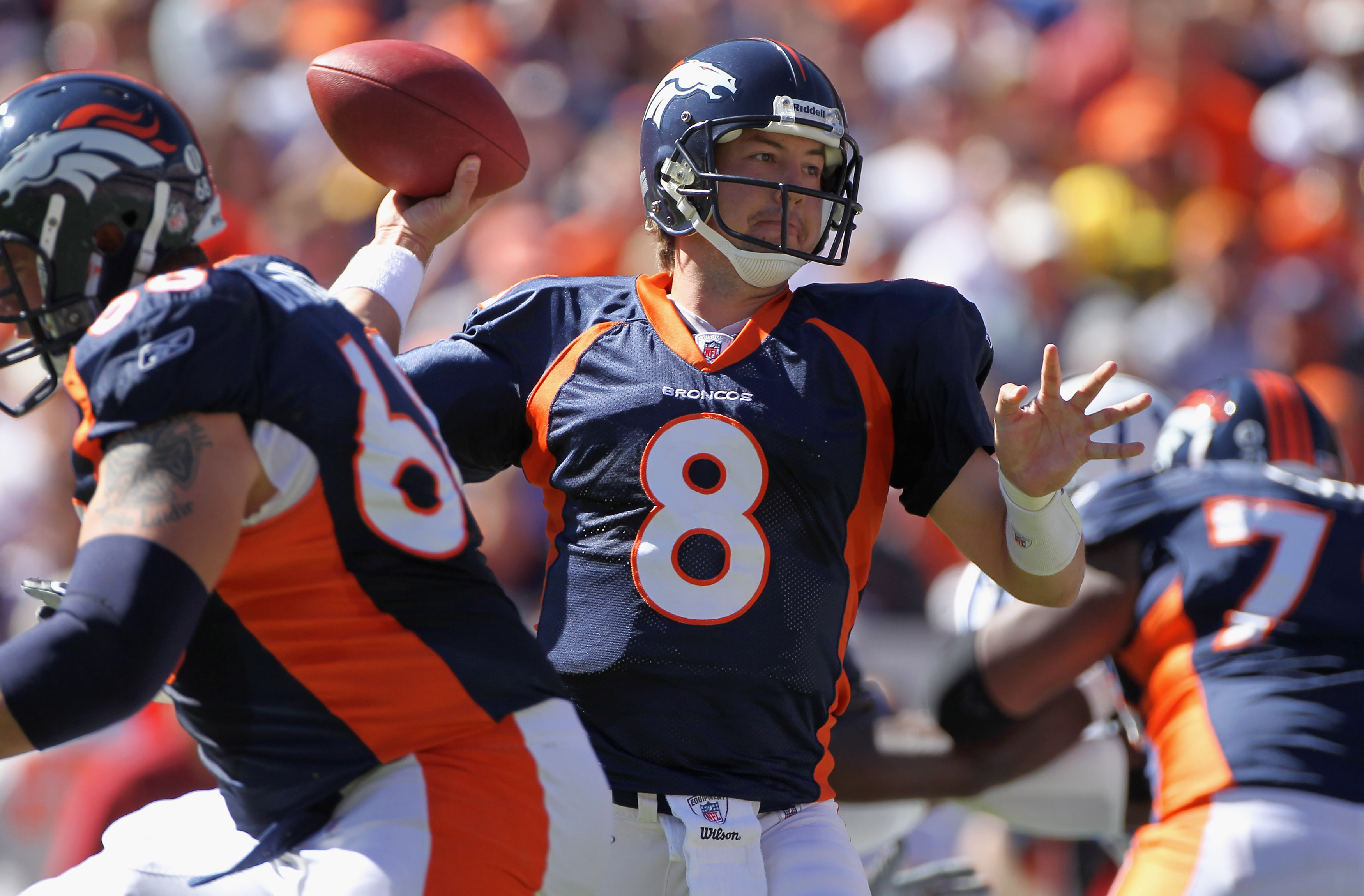 Kyle Orton has turned into a gunslinger with the Broncos